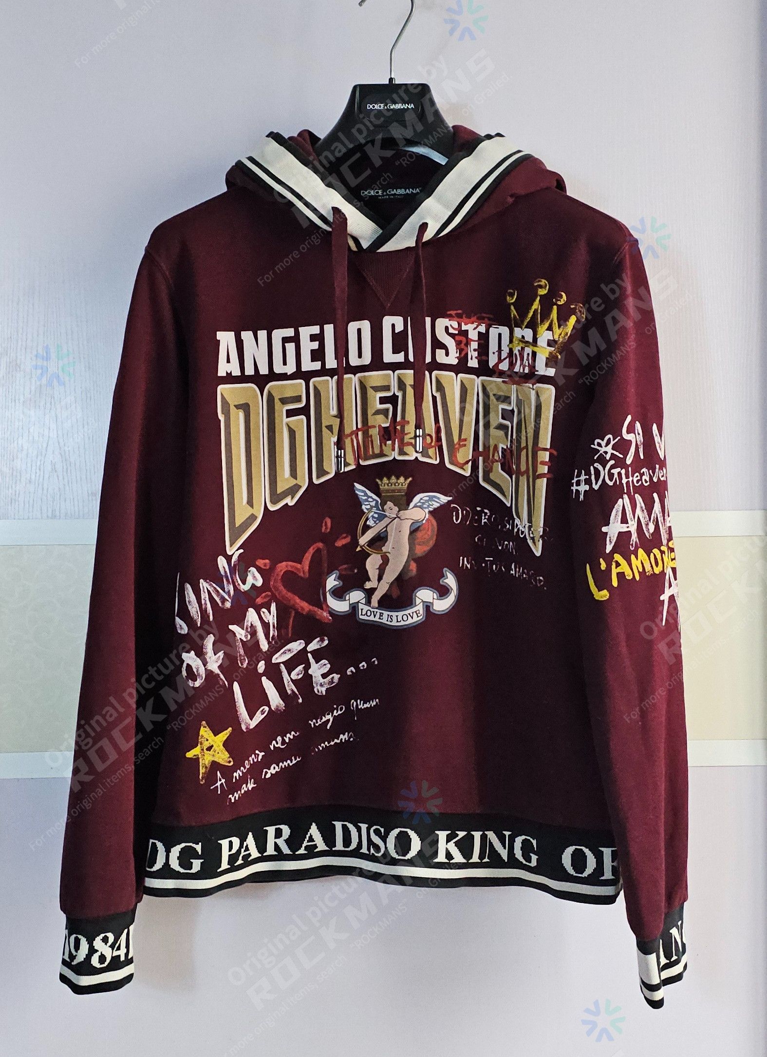 Dolce & Gabbana Dolce & Gabbana printed terry oversize hoodie Size 48 Size US M / EU 48-50 / 2 - 1 Thumbnail