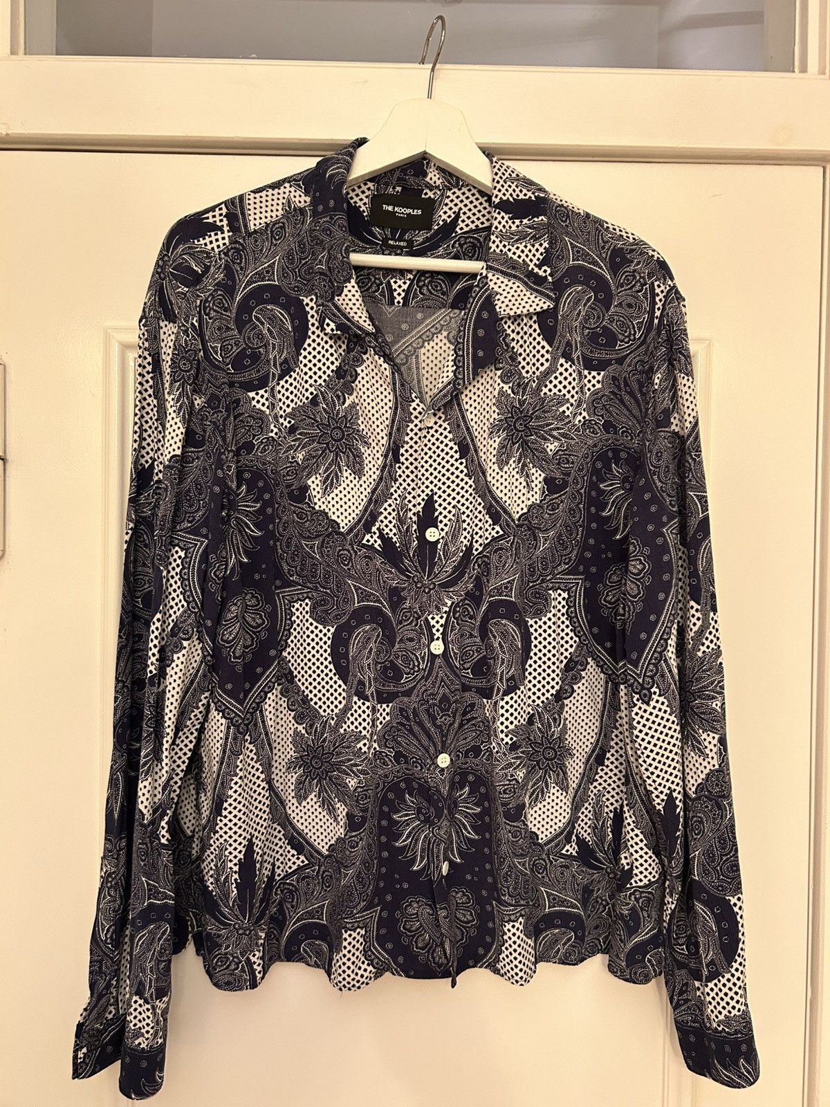 The Kooples The Kooples Patterned Shirt Size US XL / EU 56 / 4 - 1 Thumbnail
