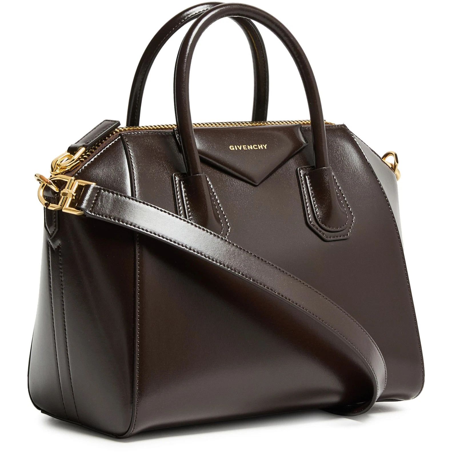 Givenchy GIVENCHY Antigona Small Chocolate Leather Bag New Auth Size ONE SIZE - 2 Thumbnail