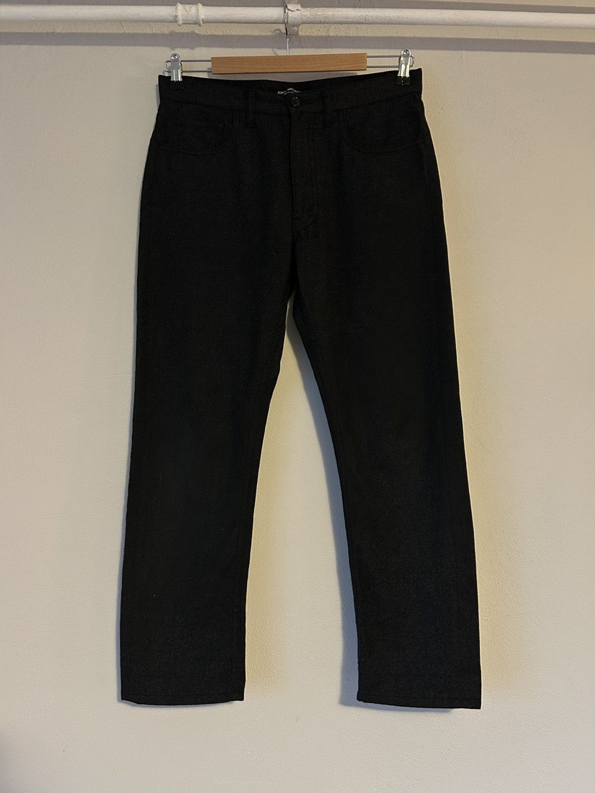 Comme des Garcons Junya Watanabe Wool Straight-Leg Trousers Size US 32 / EU 48 - 1 Thumbnail