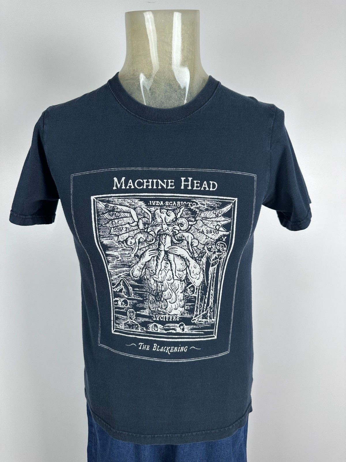 Fruit Of The Loom 2000s Machine Head The Blackening Tour Black Band T-Shirt Size US S / EU 44-46 / 1 - 1 Thumbnail