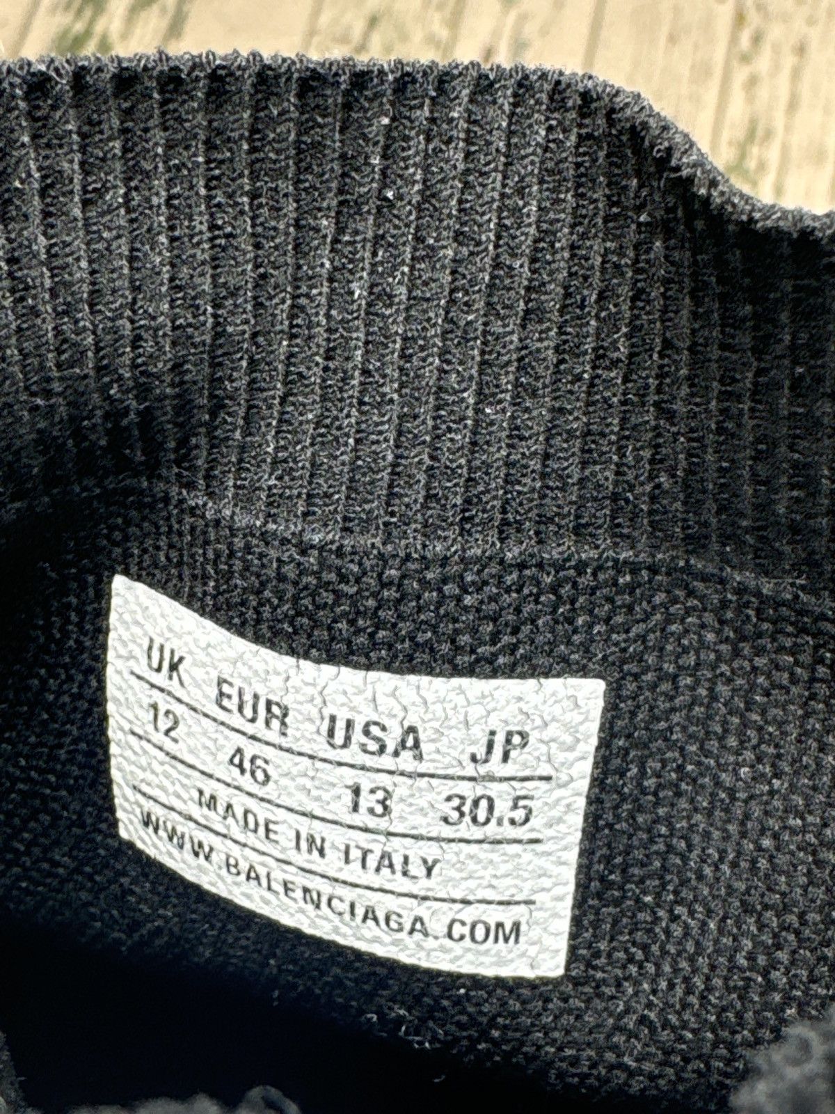 Balenciaga BALENCIAGA MEN'S SPEED RECYCLED KNIT SNEAKER IN BLACK Size US 13 / EU 46 - 7 Thumbnail