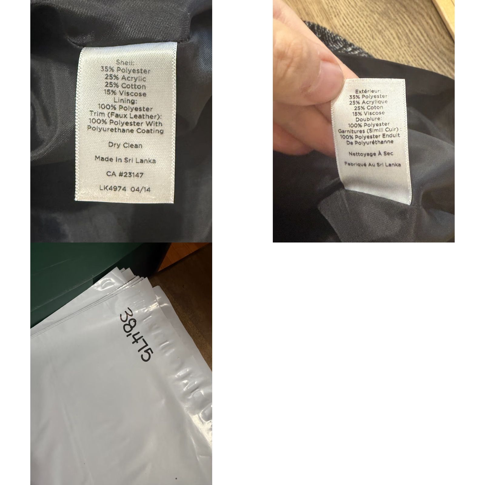 Talbots Talbots Skirt Women's 6 Black White Back Zip Straight Pencil Pockets Knee Length Vintage No Size 28" / US 6 / IT 42 - 8 Thumbnail