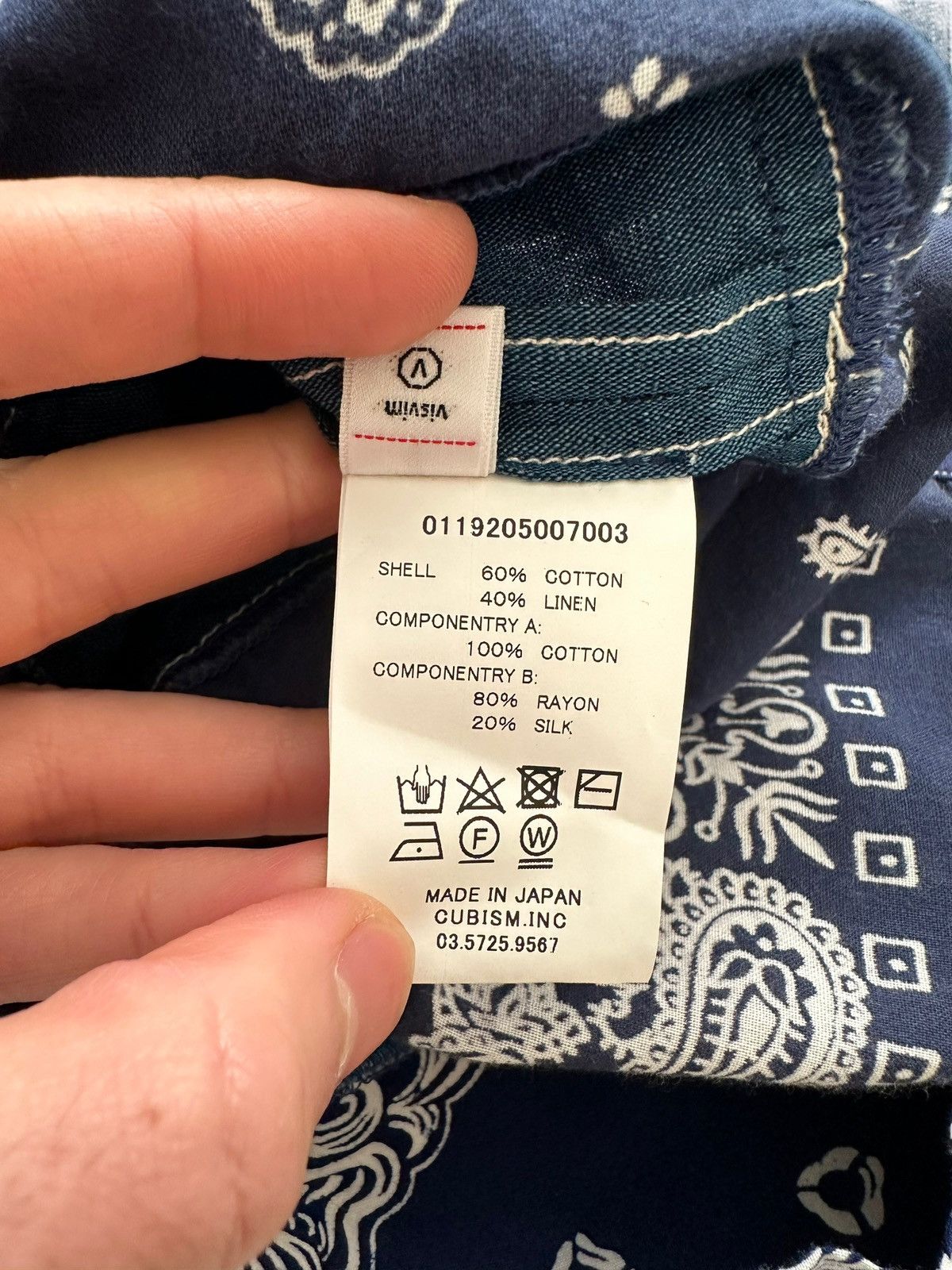 Visvim Sz2 Silk SS Bandana Border P.O. Tunic Size US M / EU 48-50 / 2 - 8 Thumbnail