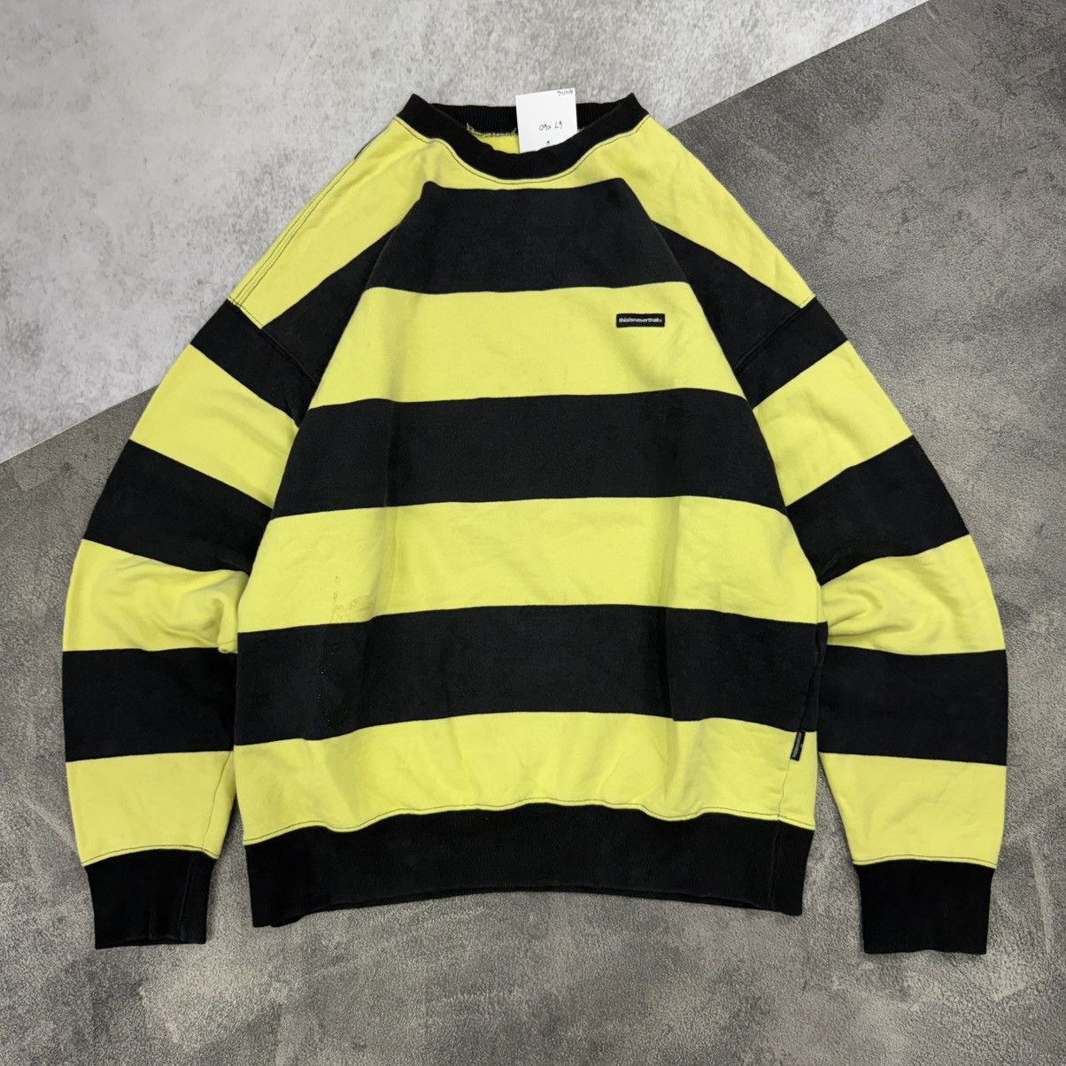 thisisneverthat THISISNEVERTHAT stripe oversized sweatshirt Size US L / EU 52-54 / 3 - 1 Thumbnail