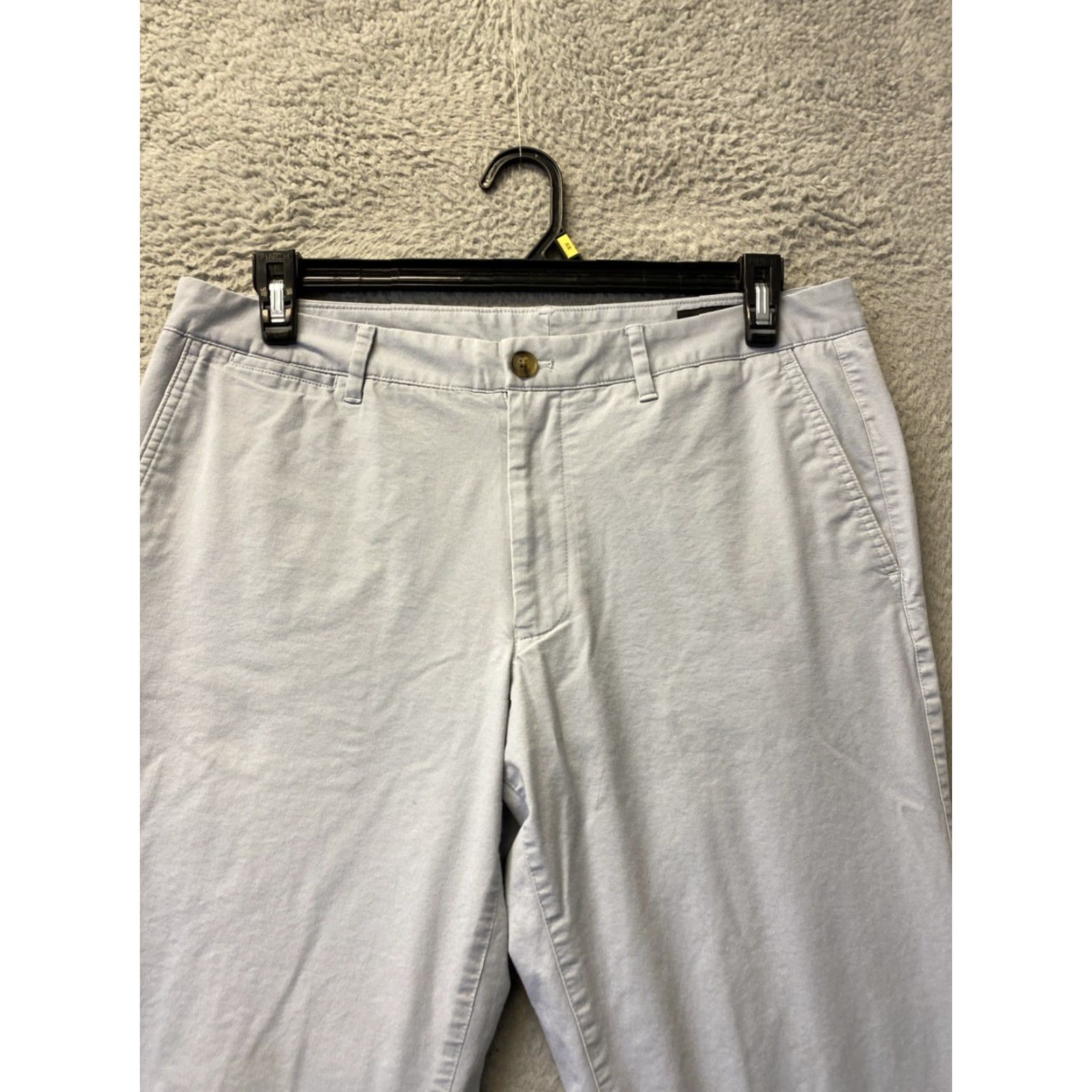 Bonobos Bonobos Pants Slim Chino Mens 34x36 Gray Stretch Cotton Spandex Flat Front Tapered Leg Casual Business Size US 34 / EU 50 - 2 Thumbnail