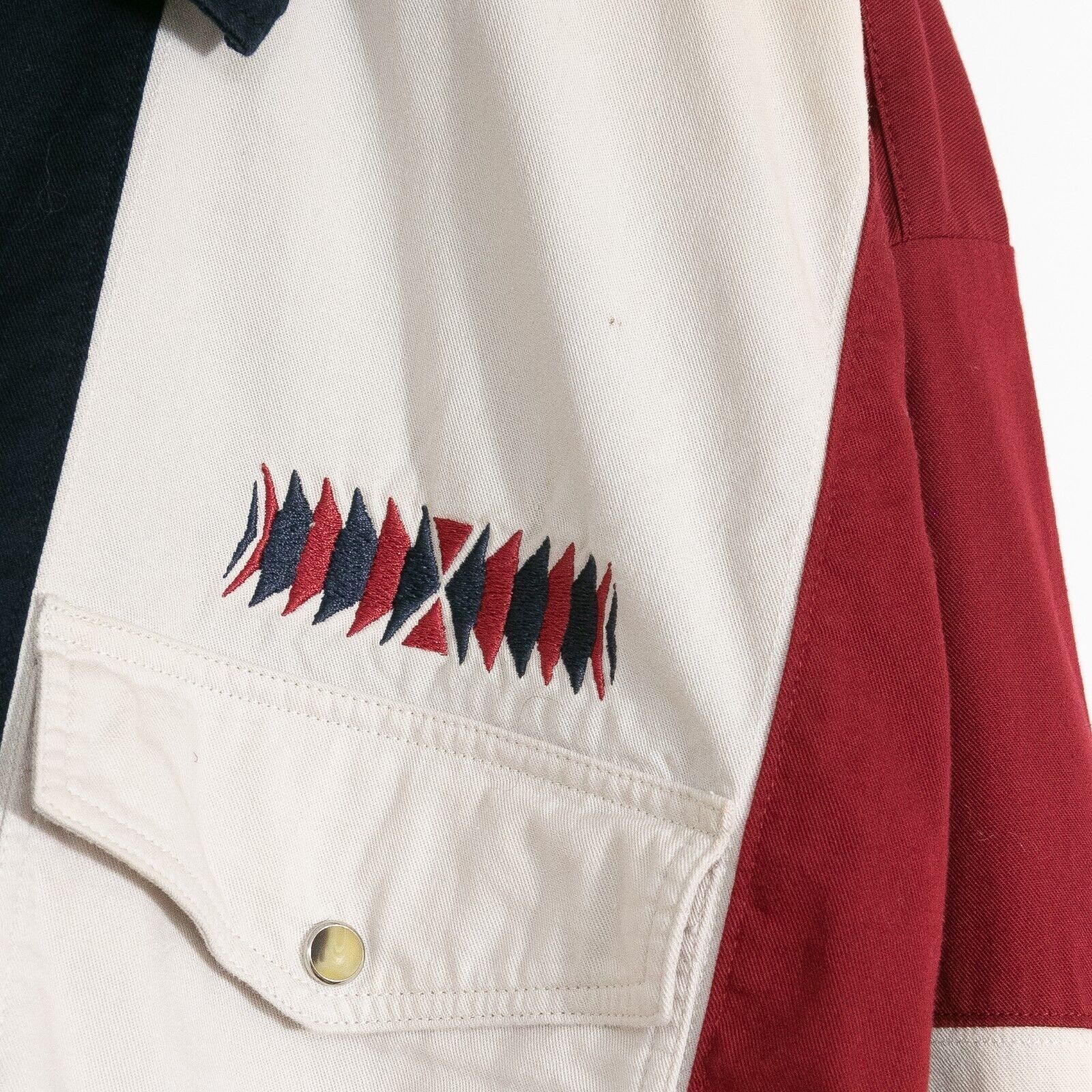 Vintage × Wrangler Vintage Wrangler Pearl Snap Button Up Shirt 2XL Long Sleeve Size US XXL / EU 58 / 5 - 3 Thumbnail