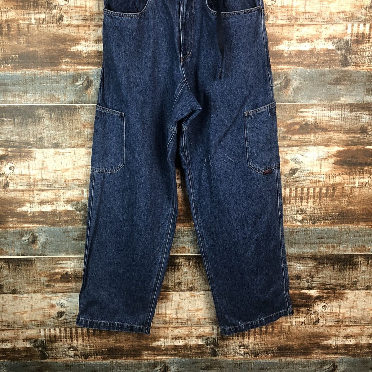 Gramicci Gramicci Blue Denim utility jeans cargo Pants #A2096 Size US 31 - 3 Thumbnail