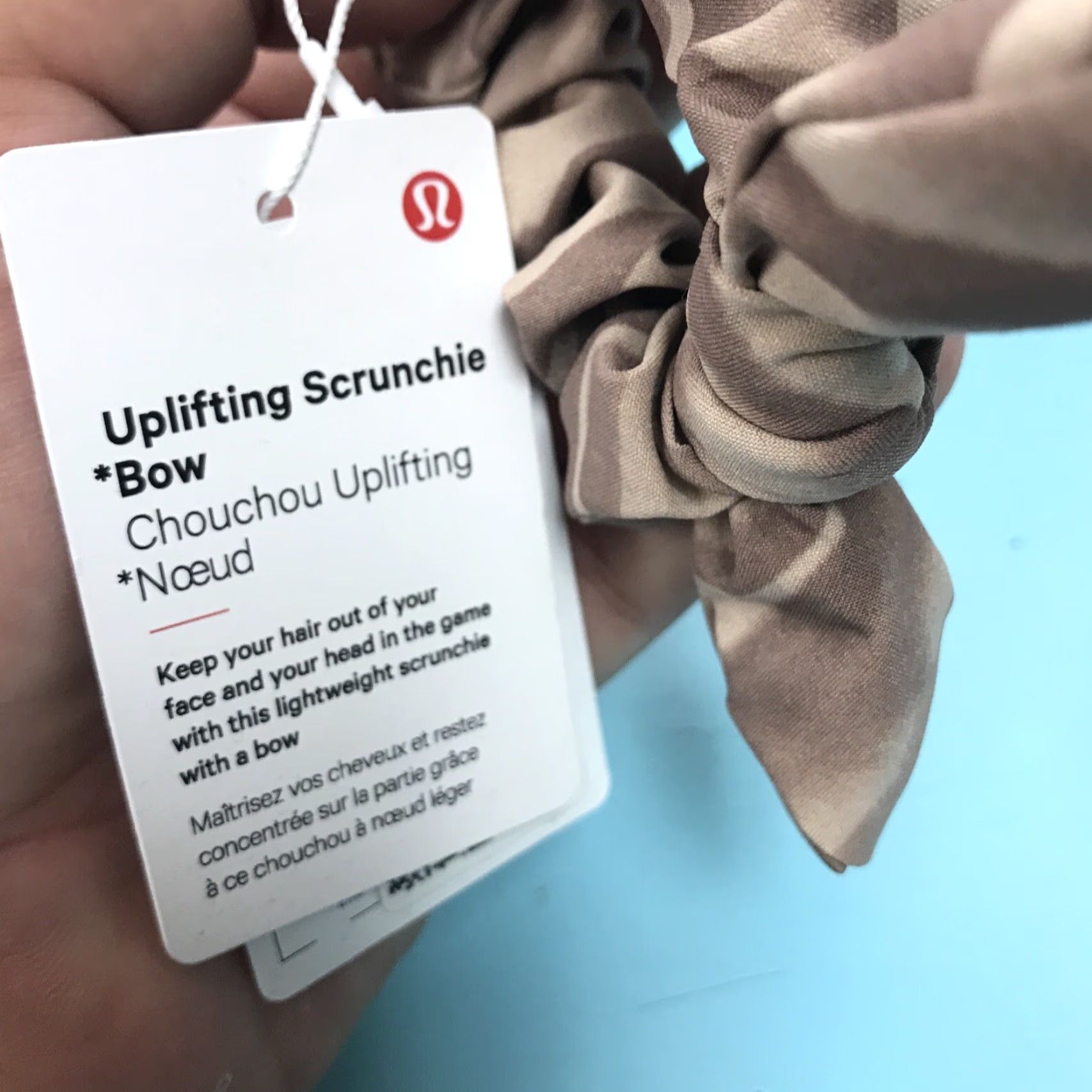 Lululemon Brand New With Tags Lululemon Scrunchie Women Tiger Brown Tan Size ONE SIZE - 3 Thumbnail