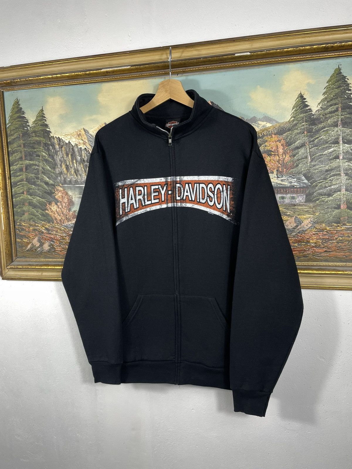 Harley Davidson × Vintage Harley Davidson Retro 00s Crewneck Motor Race Racing Gremany Size US M / EU 48-50 / 2 - 3 Thumbnail