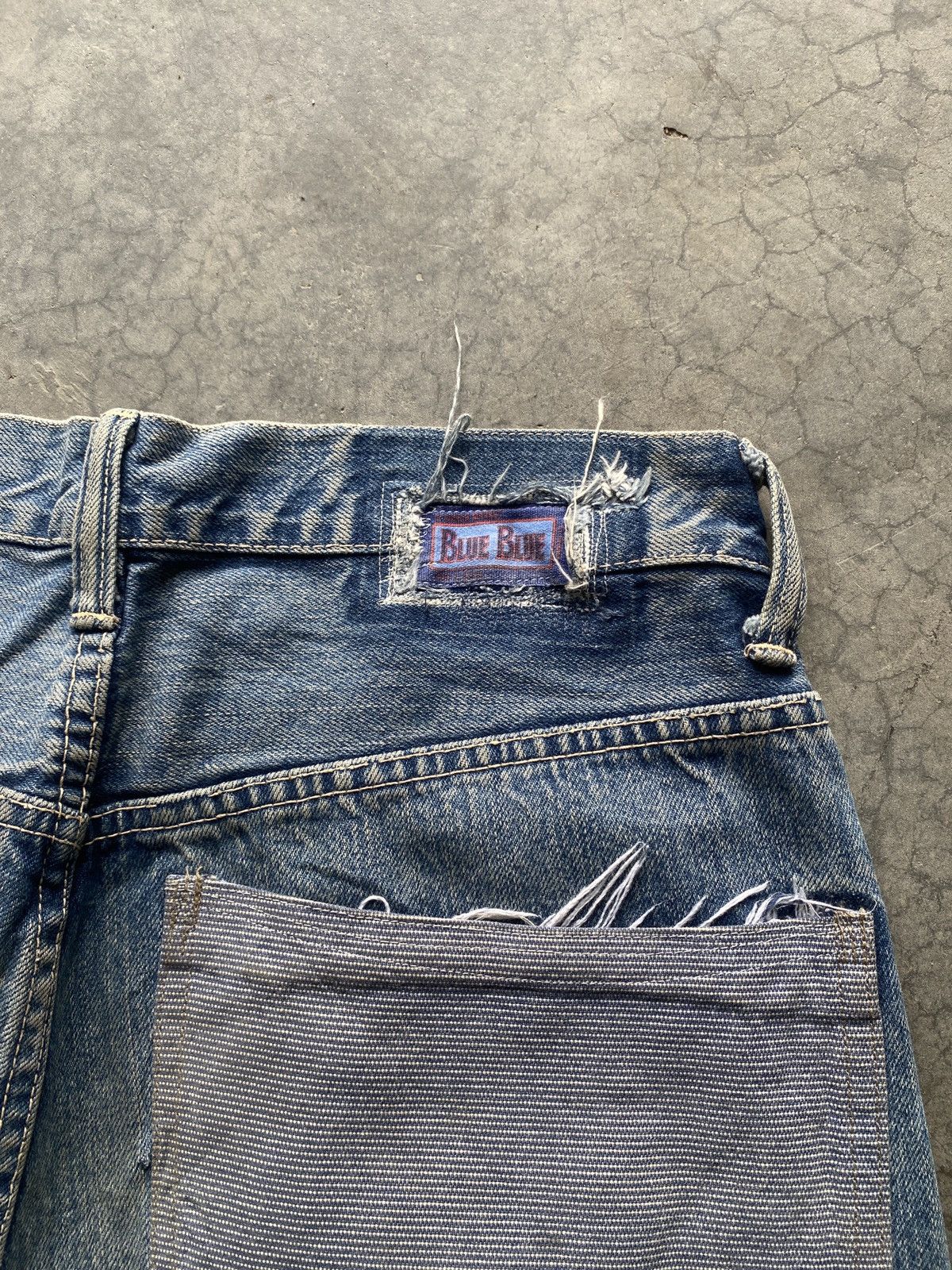 If Six Was Nine × Japanese Brand Vintage blue blue denim pants Size US 33 - 4 Thumbnail