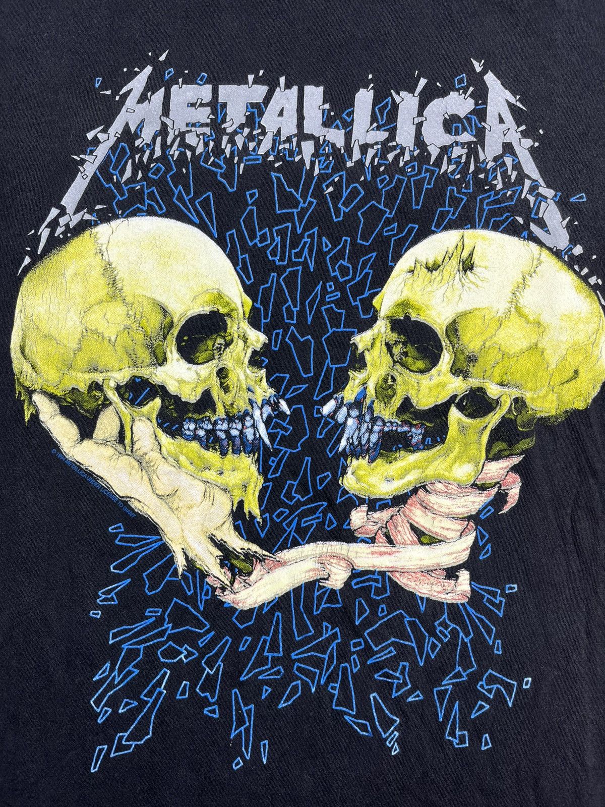 Metallica Vintage 1994 Metallica Skull Tee Music Max Log Shop Size US XL / EU 56 / 4 - 8 Thumbnail