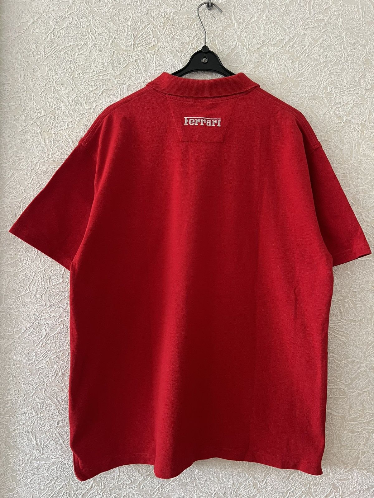 Vintage Vintage 1999 Ferrari Michael Schumacher Racing Polo T-Shirt Size US XXL / EU 58 / 5 - 17 Thumbnail