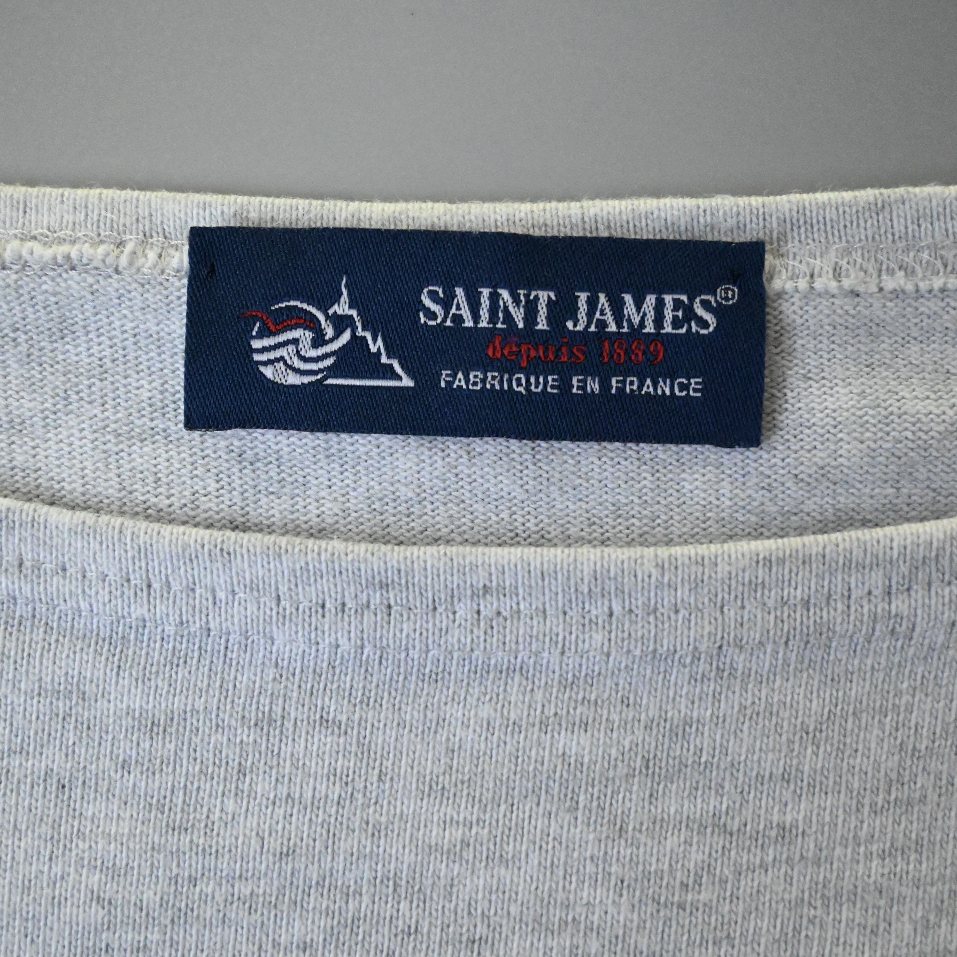 Saint James SAINT JAMES heavyweight cotton shirt, soild ash gray, 4 Size US M / EU 48-50 / 2 - 7 Thumbnail