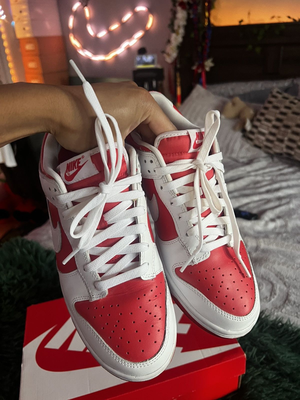 Nike Nike Dunk Low ‘Championship Red’ 2021 Mens size 8.5 Size US 8.5 / EU 41-42 - 2 Thumbnail
