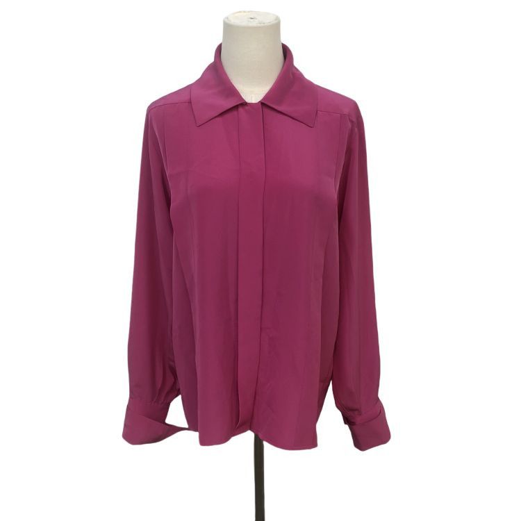 Saint Laurent Paris Saint Laurent Fuchsia Button Up Shirt Size M Size M / US 6-8 / IT 42-44 - 1 Thumbnail