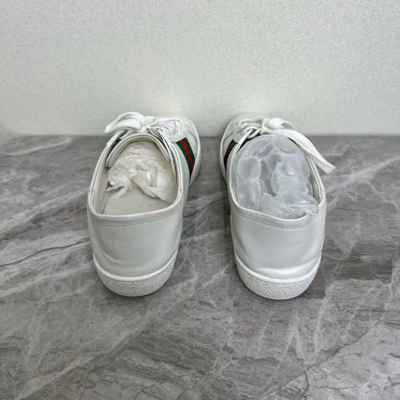 Gucci Gucci Ace Leather Bee Low-Top Sneakers - Size US 5 / EU 37 - 3 Thumbnail