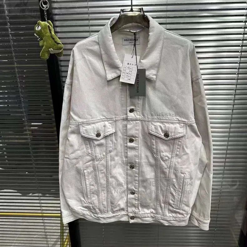 Balenciaga Balenciaga Chest Logo Denim Jacket. Size US XS / EU 42 / 0 - 1 Thumbnail