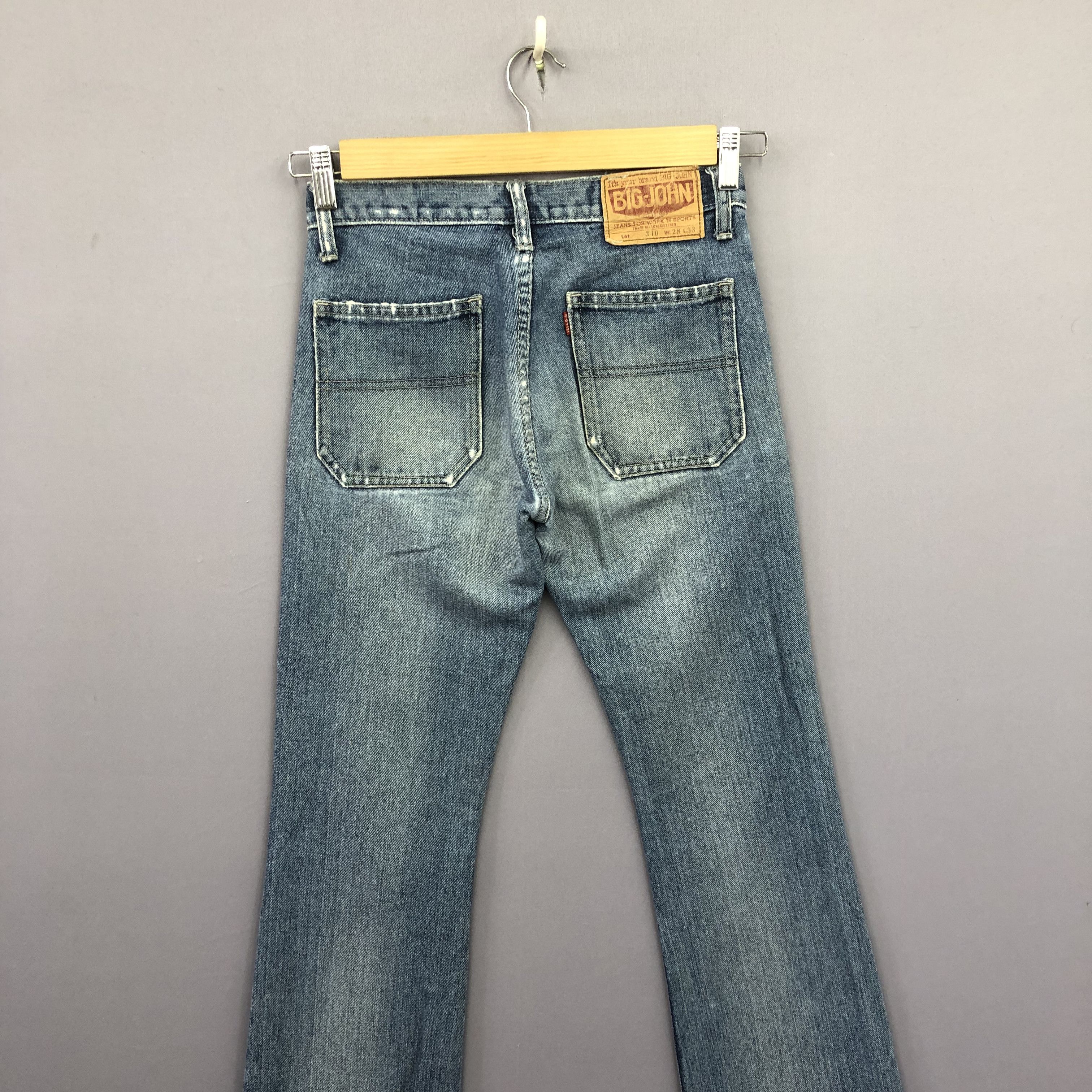 Big John Vintage Big John Flare Distressed Bush Pants Jeans Denim Size 28" / US 6 / IT 42 - 7 Thumbnail