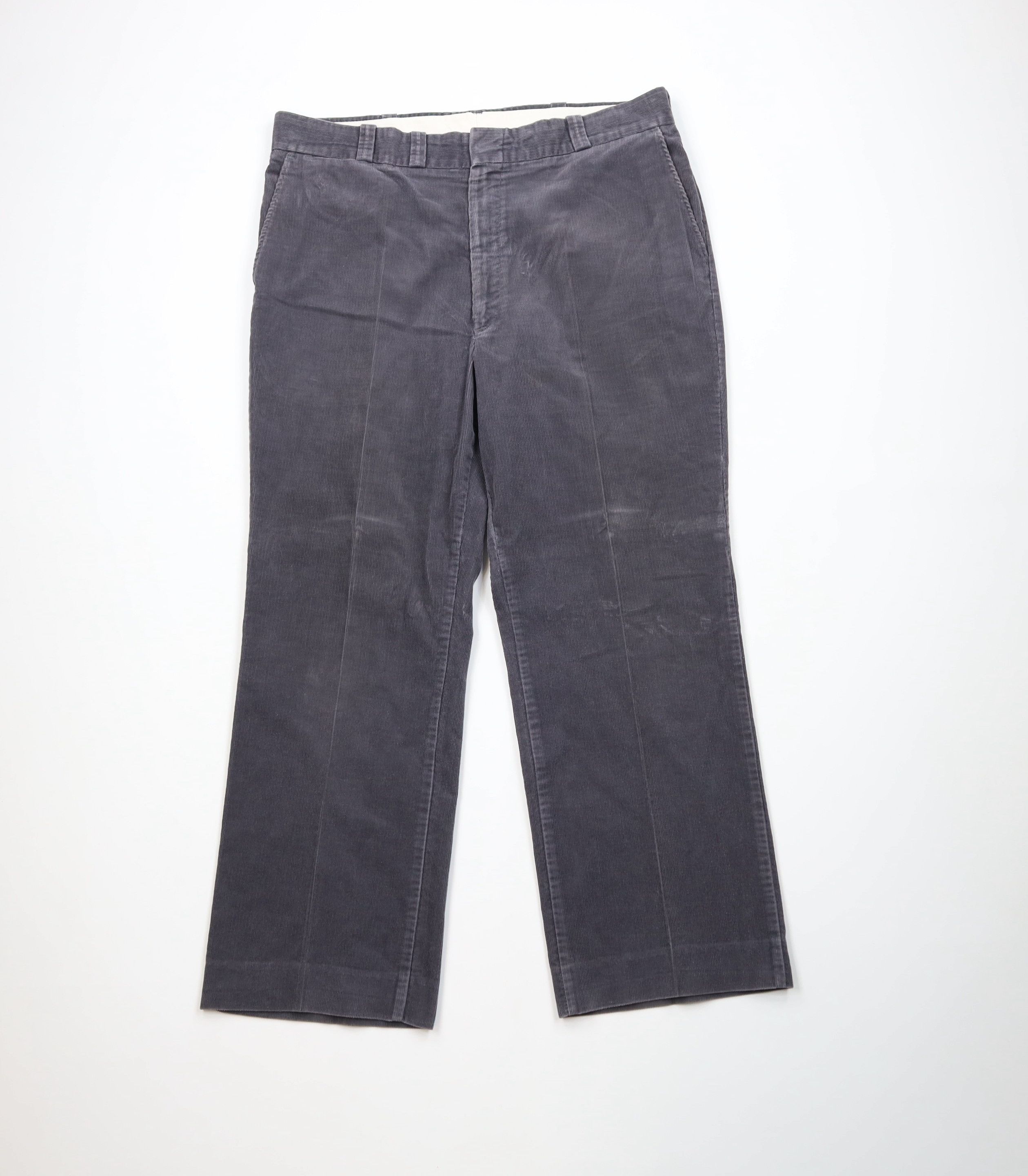 Big Mac Vintage 70s Big Mac Wide Leg Corduroy Chino Pants Steel USA Size US 38 / EU 54 - 1 Thumbnail