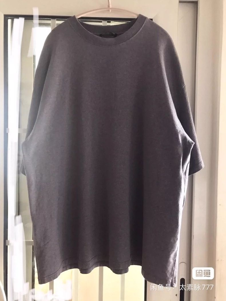 Balenciaga Balenciaga Dark gray chest logo Mangxing T-shirt Size US S / EU 44-46 / 1 - 1 Thumbnail