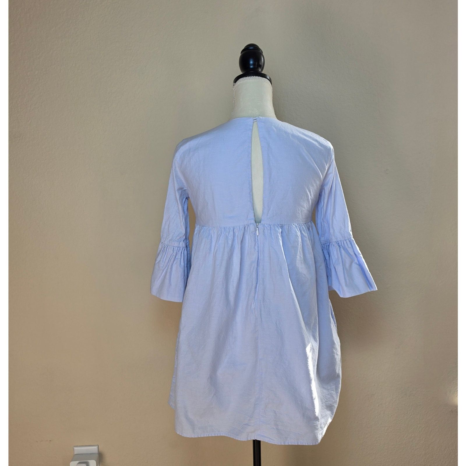 Other Zara Trafaluc Blue Romper Dress XS Size 28" / US 6 / IT 42 - 3 Thumbnail
