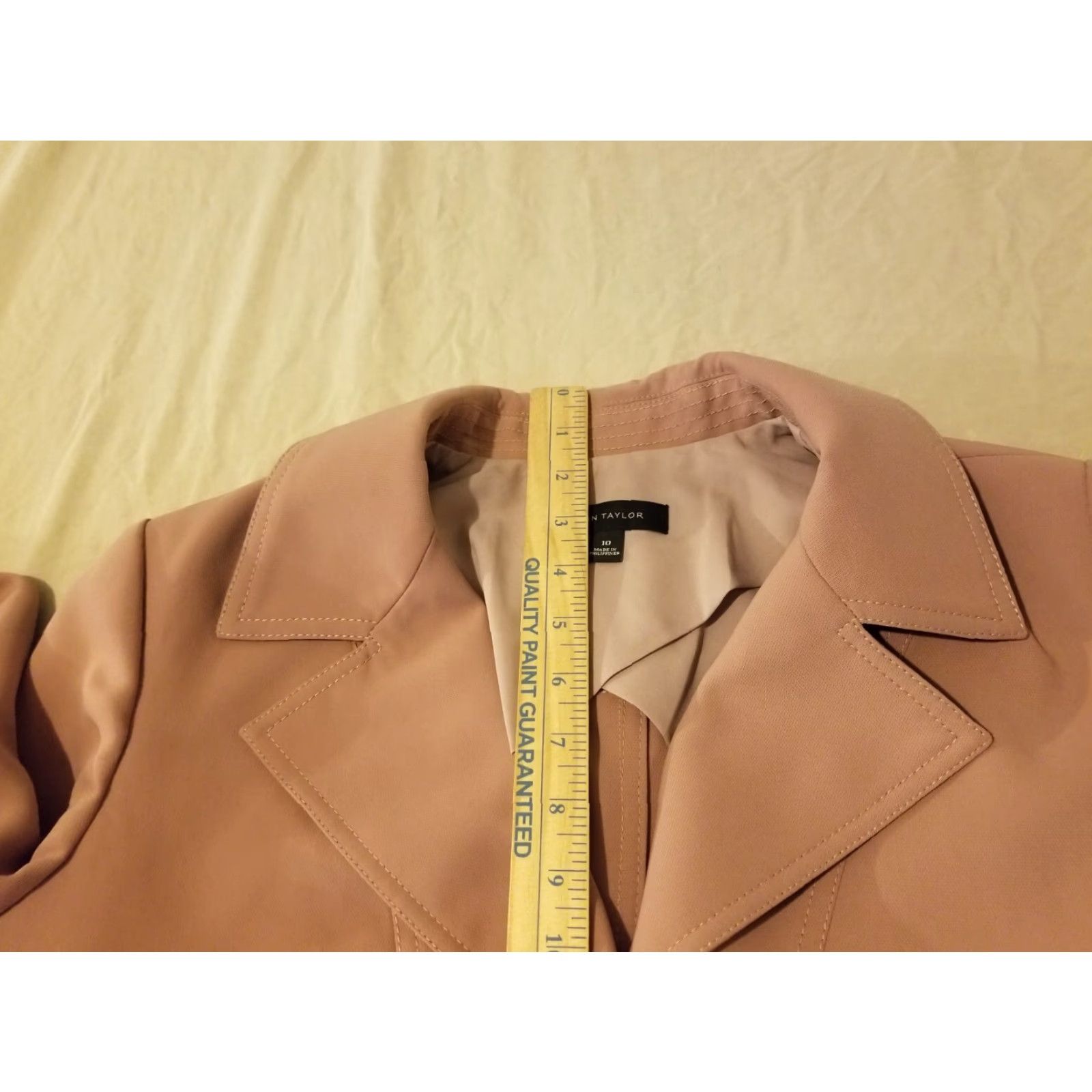 Ann Taylor VINTAGE Womens Ann Taylor Jacket 10 Pink Women Jacket 10 Pink Basic Jacket Mens? (No) Size L / US 10 / IT 46 - 6 Thumbnail