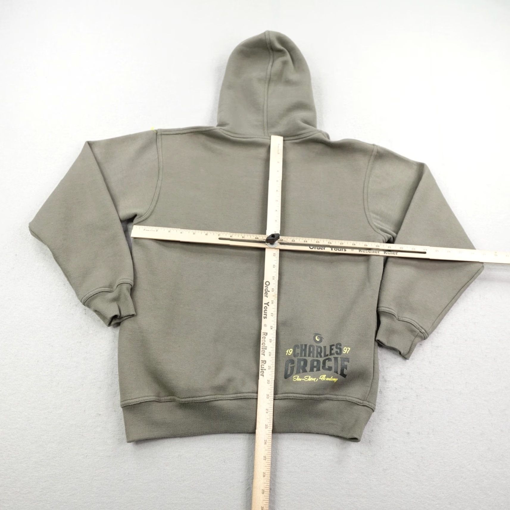 Vintage Charles Gracie Hoodie Mens Small Gray Jiu Jitsu Academy Pullover Sweatshirt BJJ Size US S / EU 44-46 / 1 - 5 Thumbnail