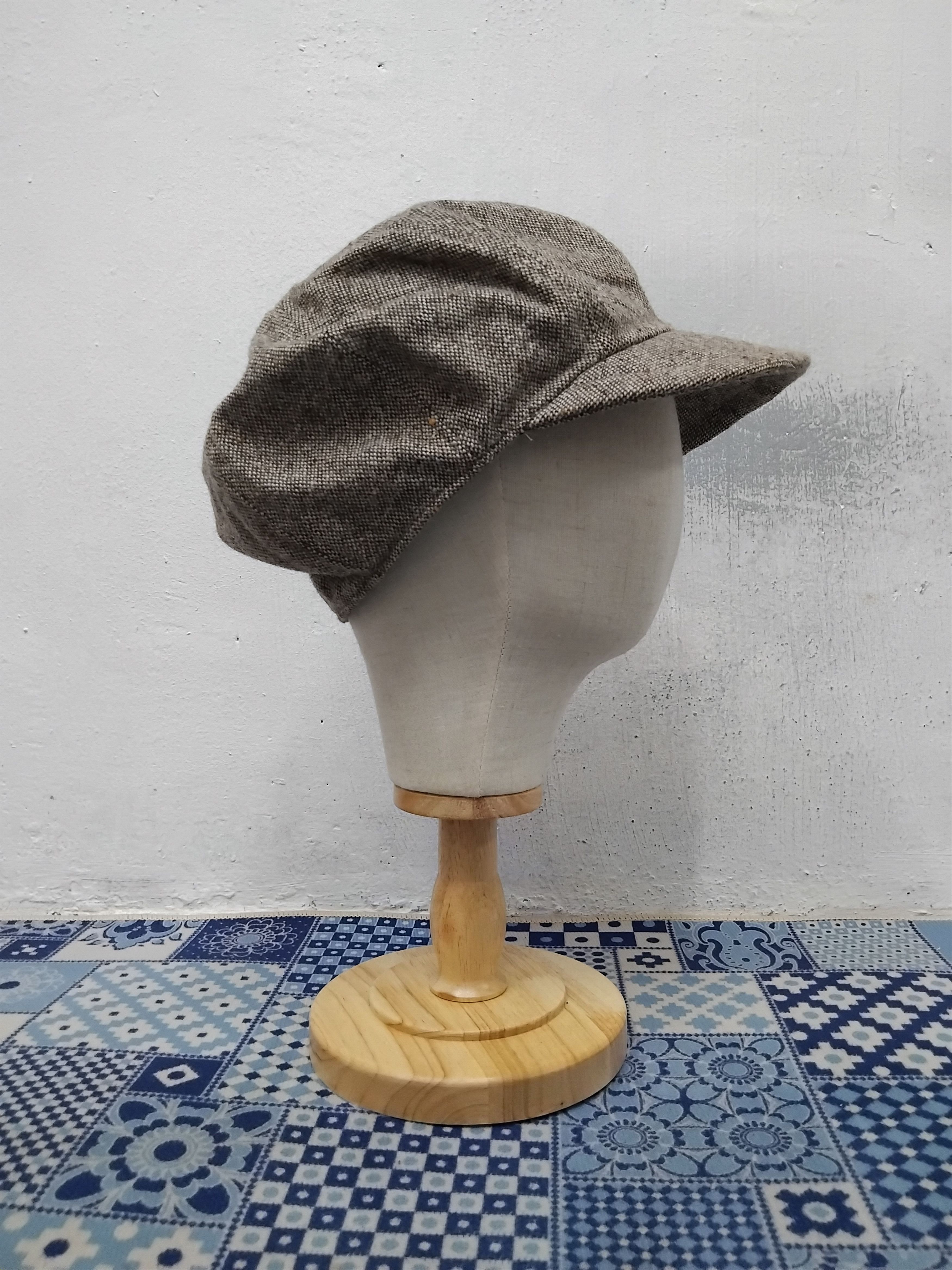 Japanese Brand 💥Brown artwork streetwear style hat Size 38 - 7 Thumbnail