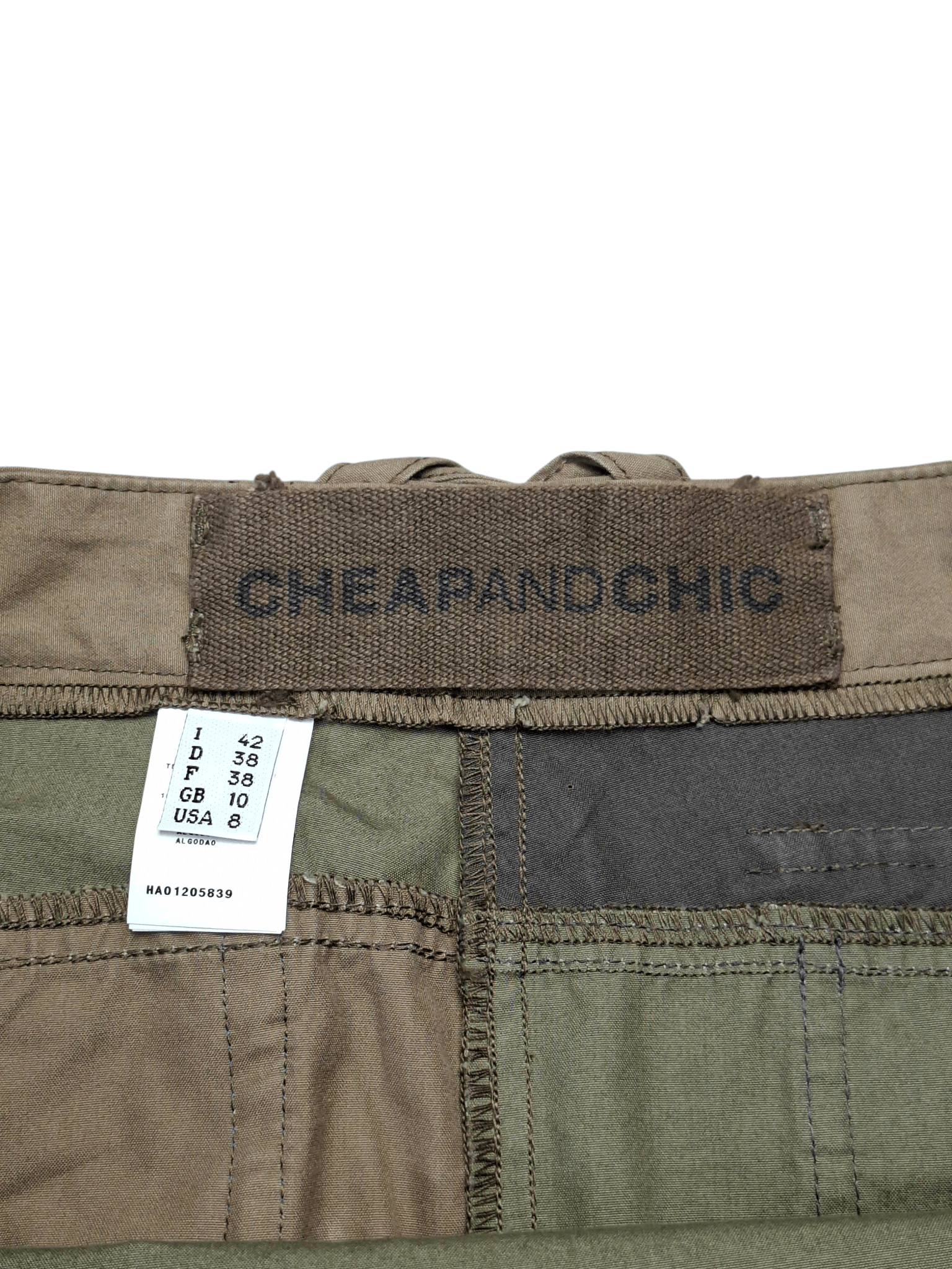 Moschino Rare Archival MOSCHINO Cheap and Chic Patchwork Skirt Size 30" / US 8 / IT 44 - 15 Thumbnail