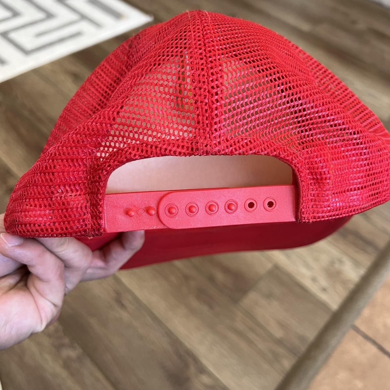 Other Vintage “Retired” Funny Red Trucker Snapback Size ONE SIZE - 3 Thumbnail