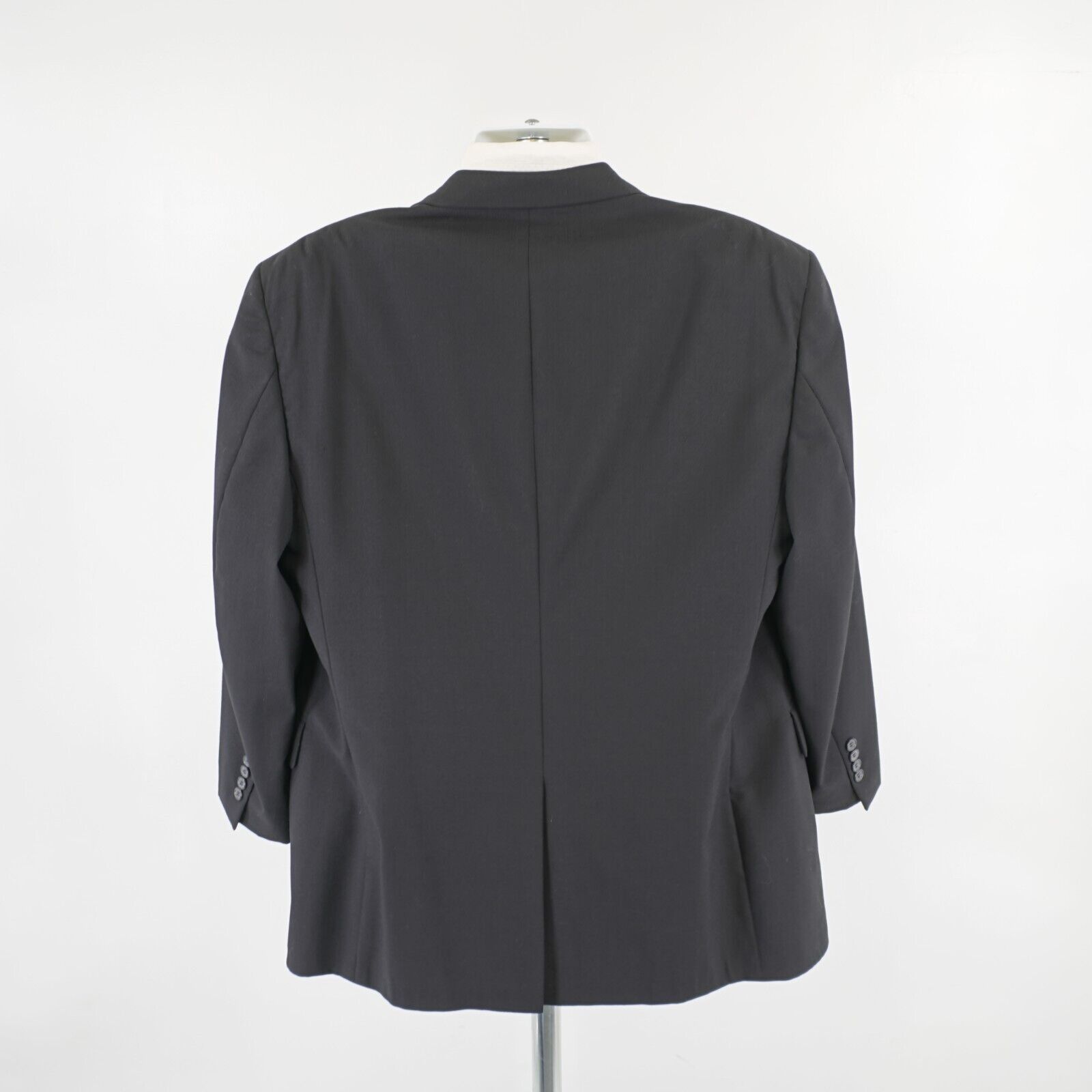 Jos. A. Bank Jos A Bank Worsted Wool Black 2 Button Blazer 44L Tagged 46R Size 44L - 6 Thumbnail