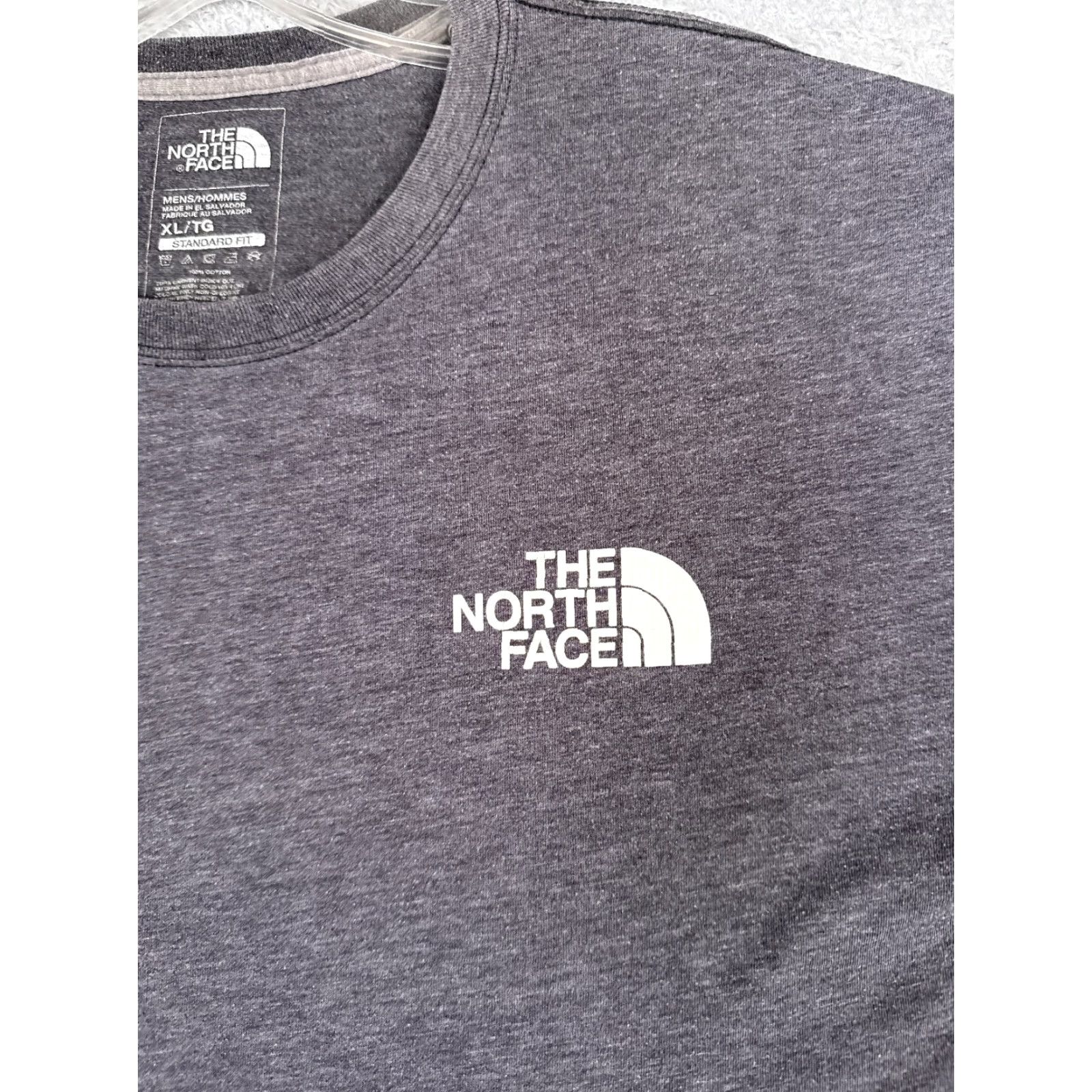 The North Face VINTAGE The North Face Shirt Men XL Gray Short Sleeve 100% Cotton Crew - Logo | Men’s T-Shirt XL Gray All Seasons 100% Cotton Size US XL / EU 56 / 4 - 6 Thumbnail