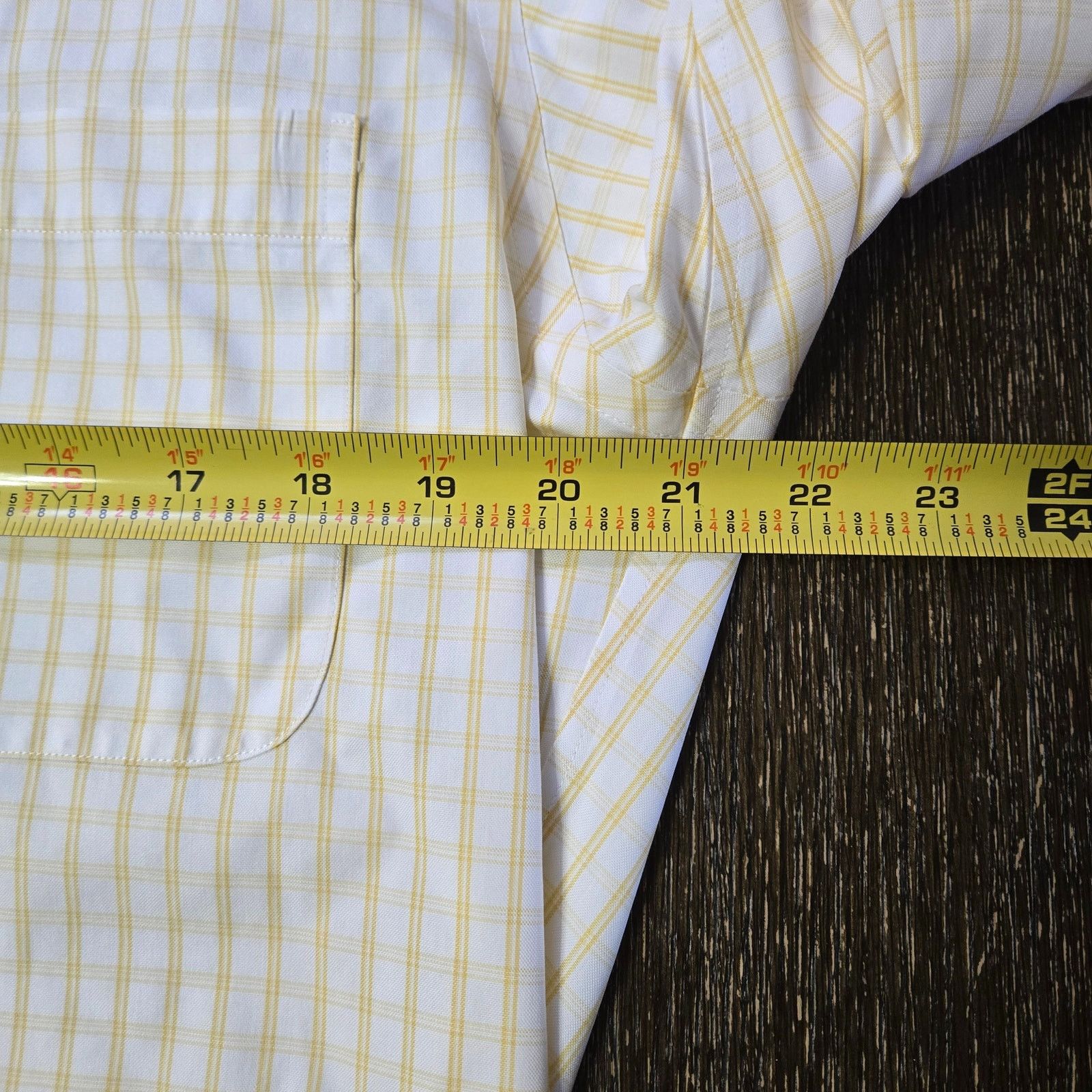 Paul Fredrick Paul Fredrick 15.5-34 White Yellow Stripe Cuff Button Up Size US M / EU 48-50 / 2 - 6 Thumbnail