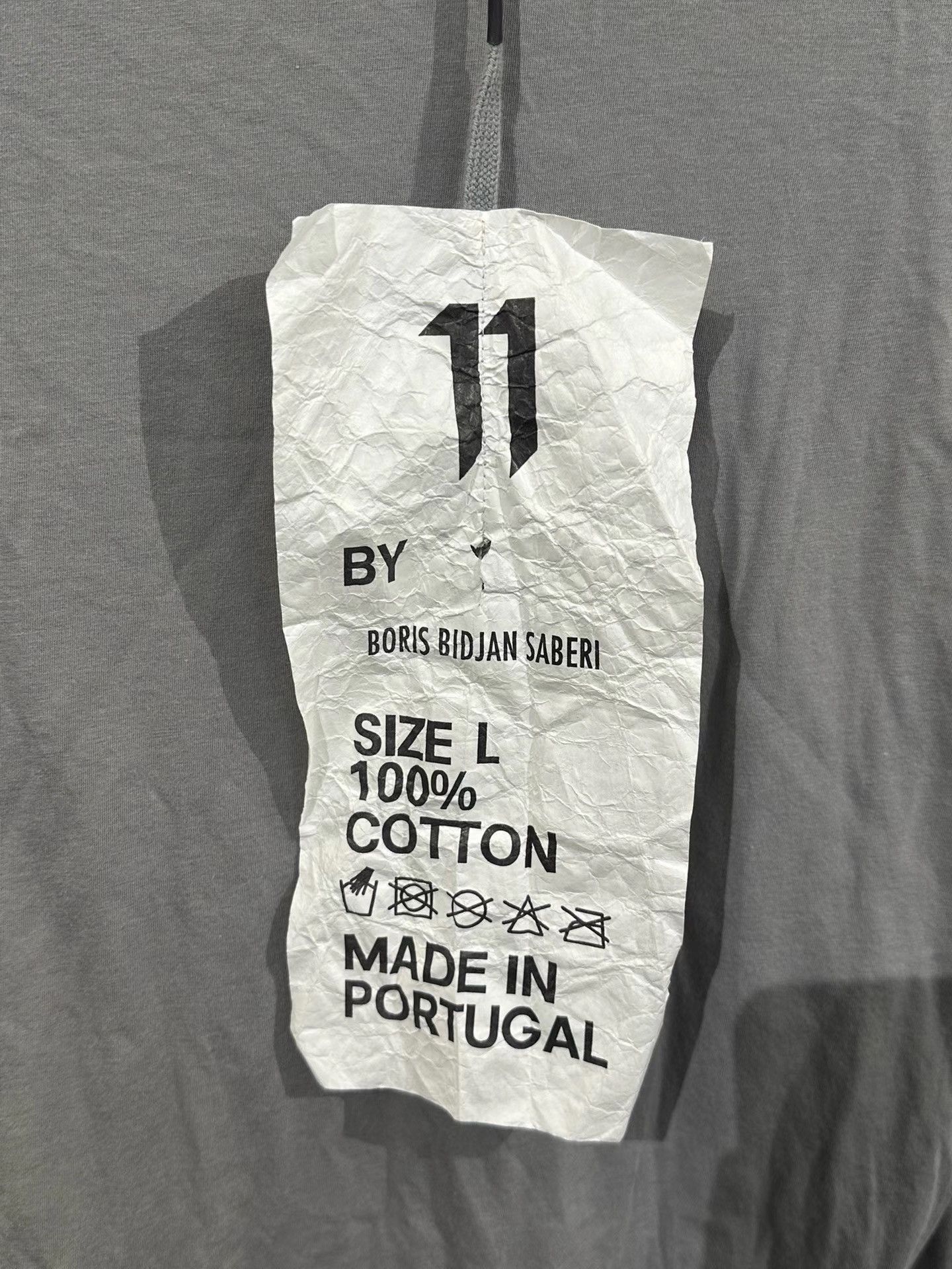 11 By Boris Bidjan Saberi 11by BBS Logo Print T-Shirt K35 Size US L / EU 52-54 / 3 - 6 Thumbnail