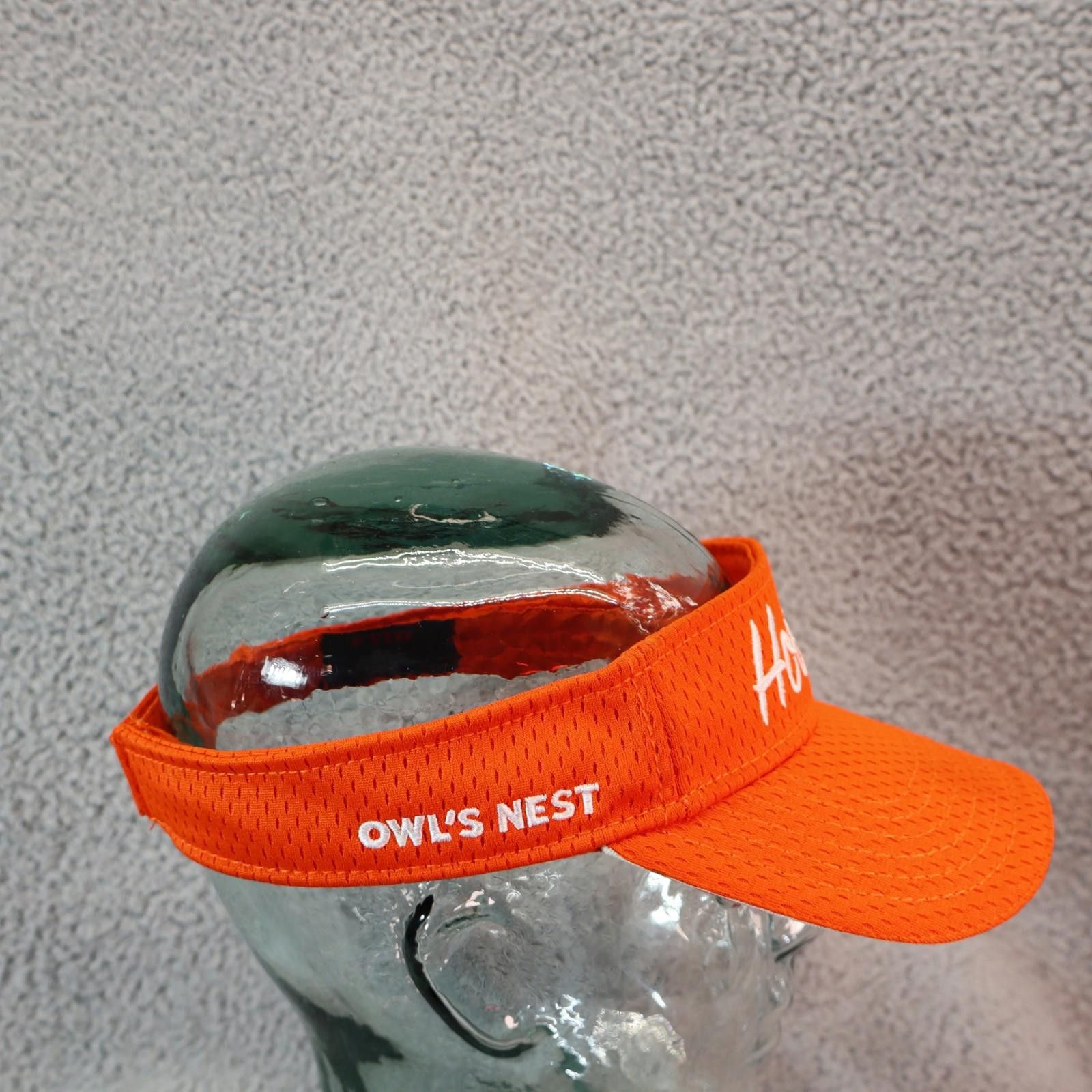 Other Vtg Hooters Visor Owl's Nest Orange Mesh Hat Cap Otto Size ONE SIZE - 4 Thumbnail