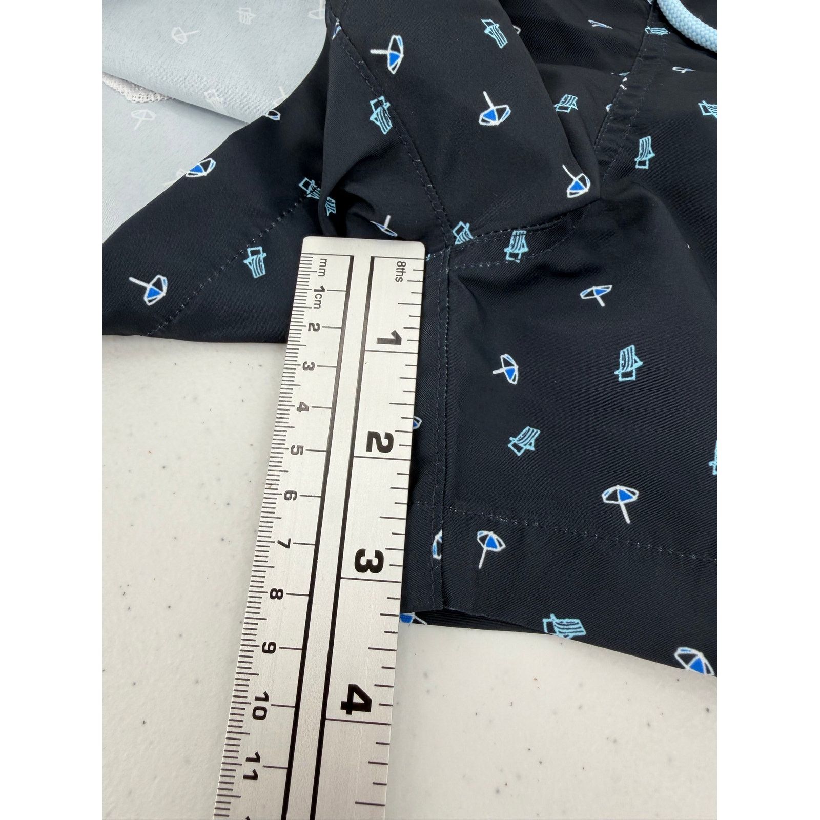 Paul Smith NWT Paul Smith Pool Beach Umbrella Print Navy Swim Trunks Size US 30 / EU 46 - 8 Thumbnail