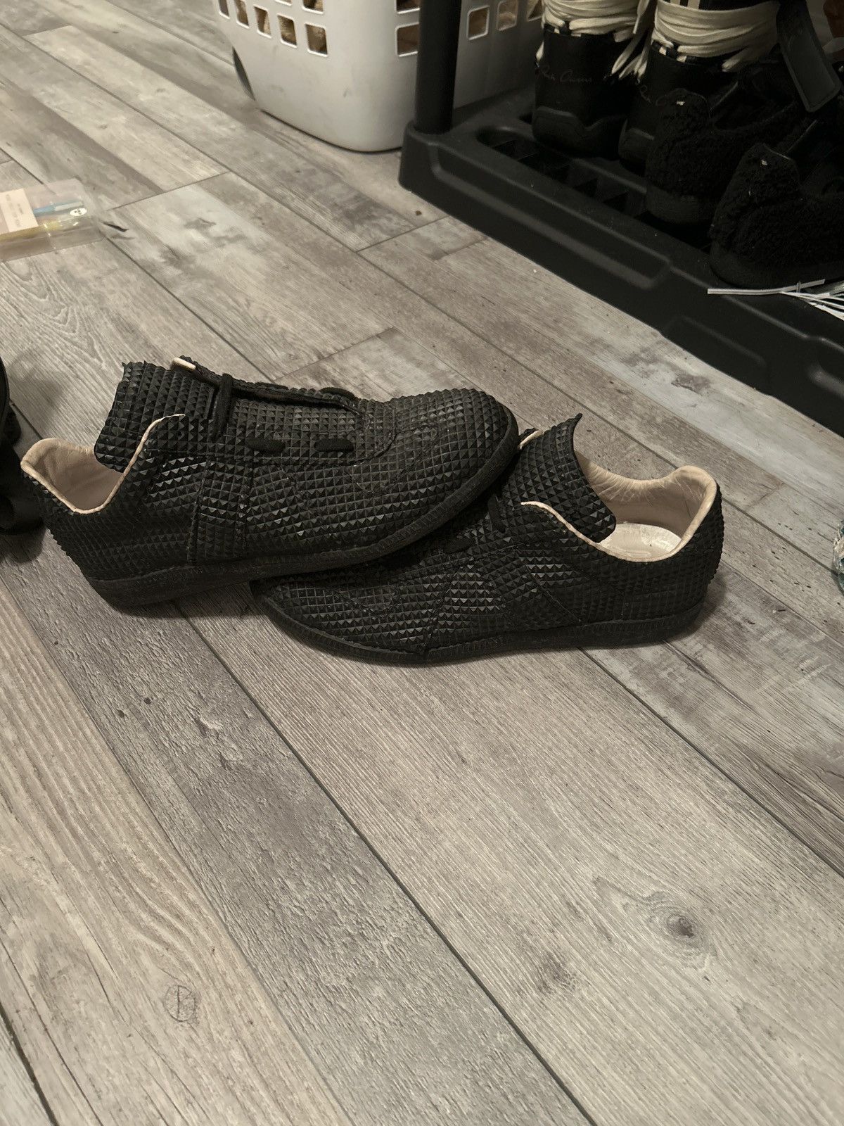 Maison Margiela Studded Black GATS Size US 9 / EU 42 - 4 Thumbnail