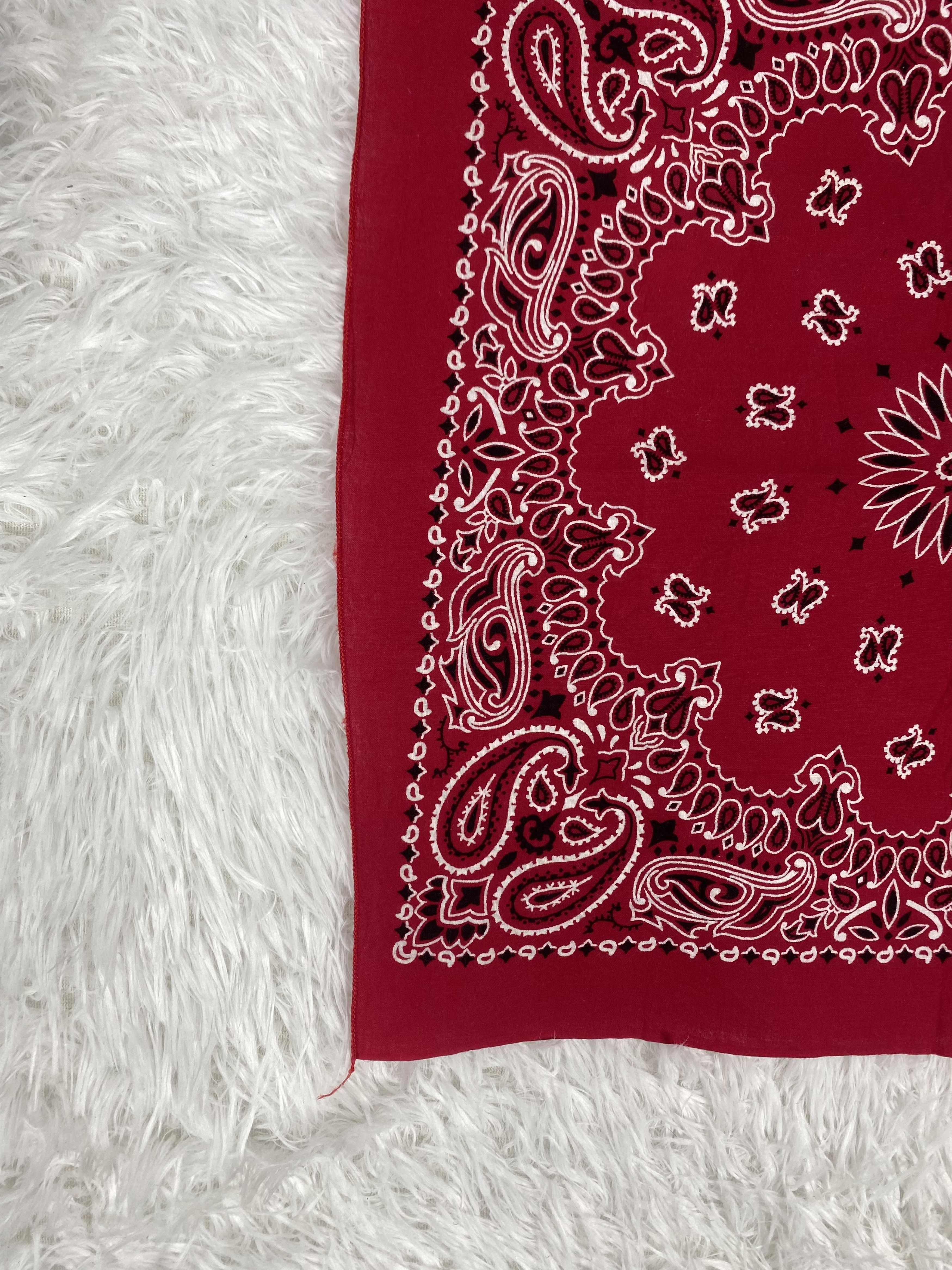 Other Vintage Bandana Handkerchief Neckerchief PH0428 Size ONE SIZE - 6 Thumbnail