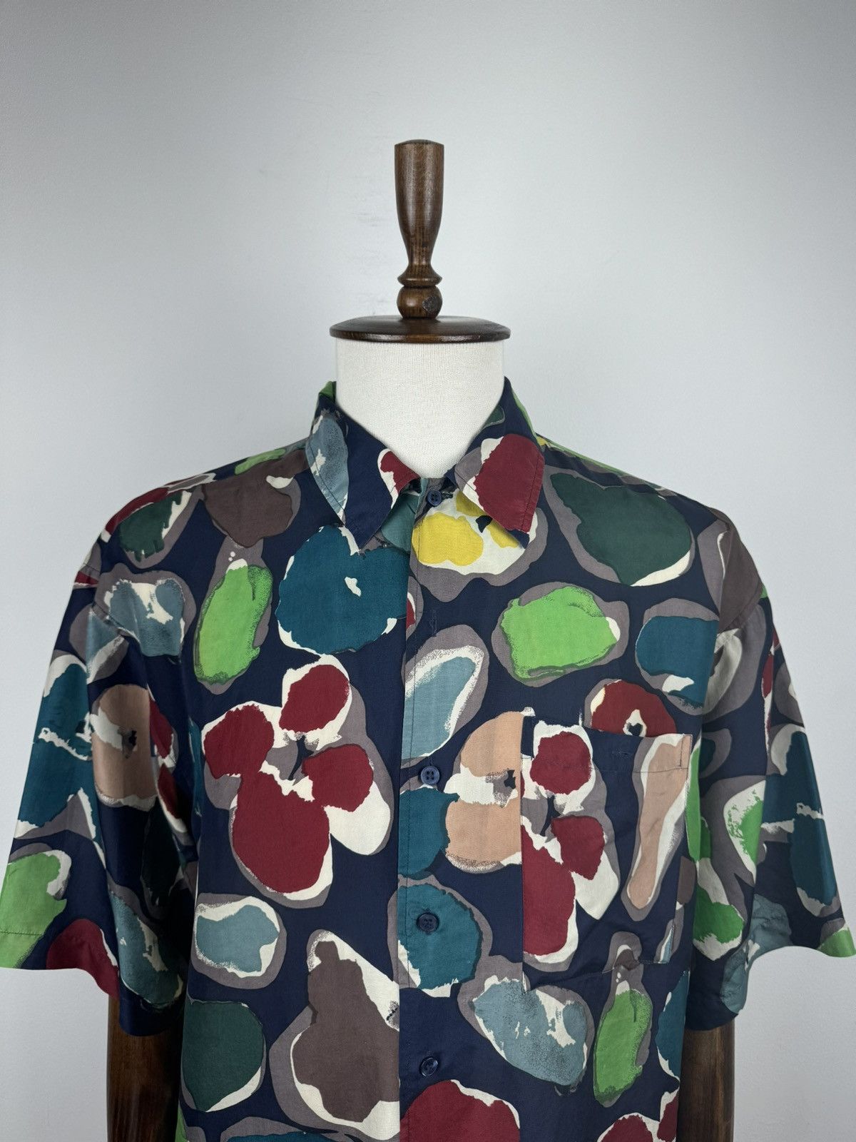 Japanese Brand × Vintage Men’s Vintage CIRO CITTERIO PURE SILK Short Sleeve Shirt Size US L / EU 52-54 / 3 - 2 Thumbnail