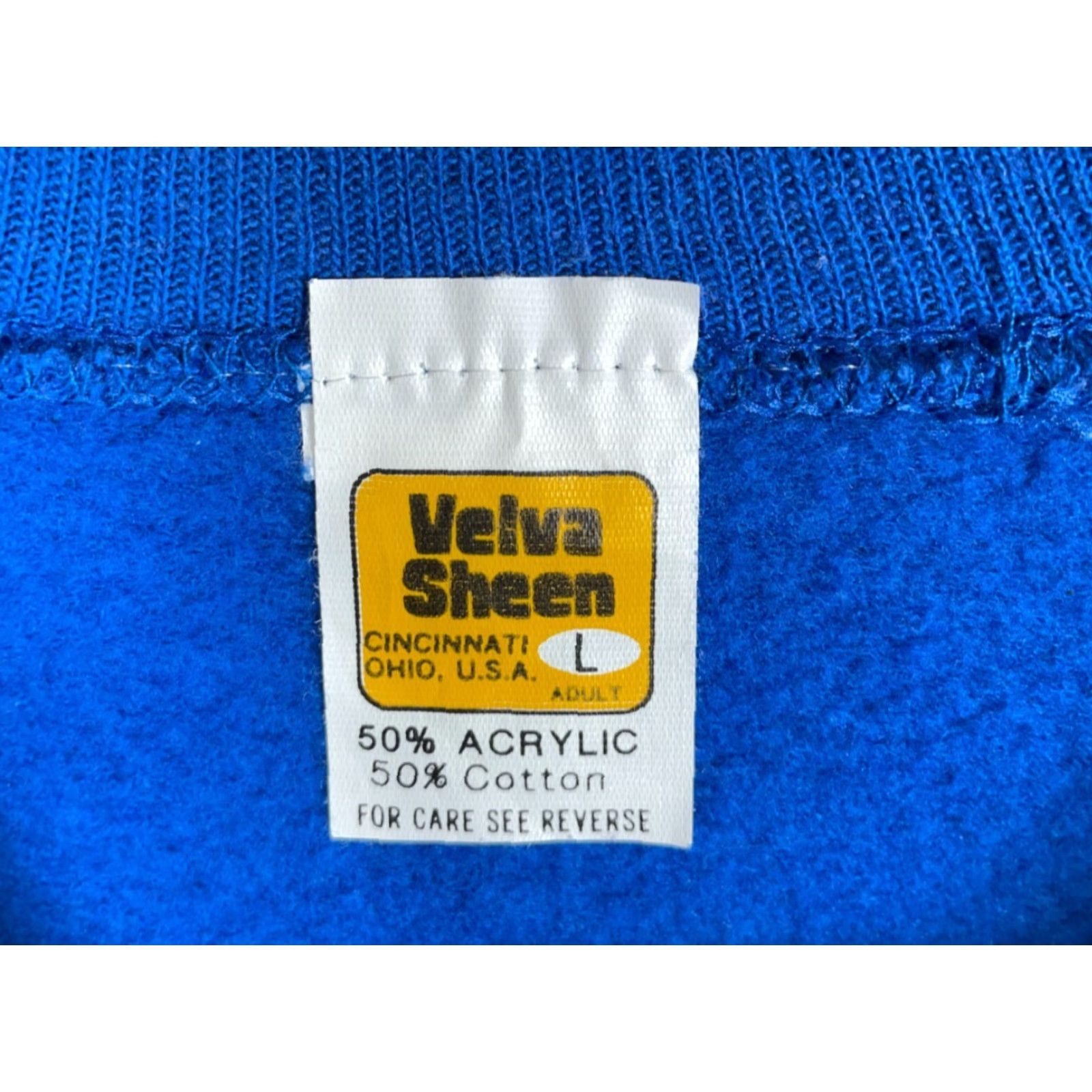Velva Sheen VINTAGE Velva Sheen Sweatshirt Raglan This Body Has Been Recalled Adult Medium Blue Velva Sheen Size US M / EU 48-50 / 2 - 3 Thumbnail