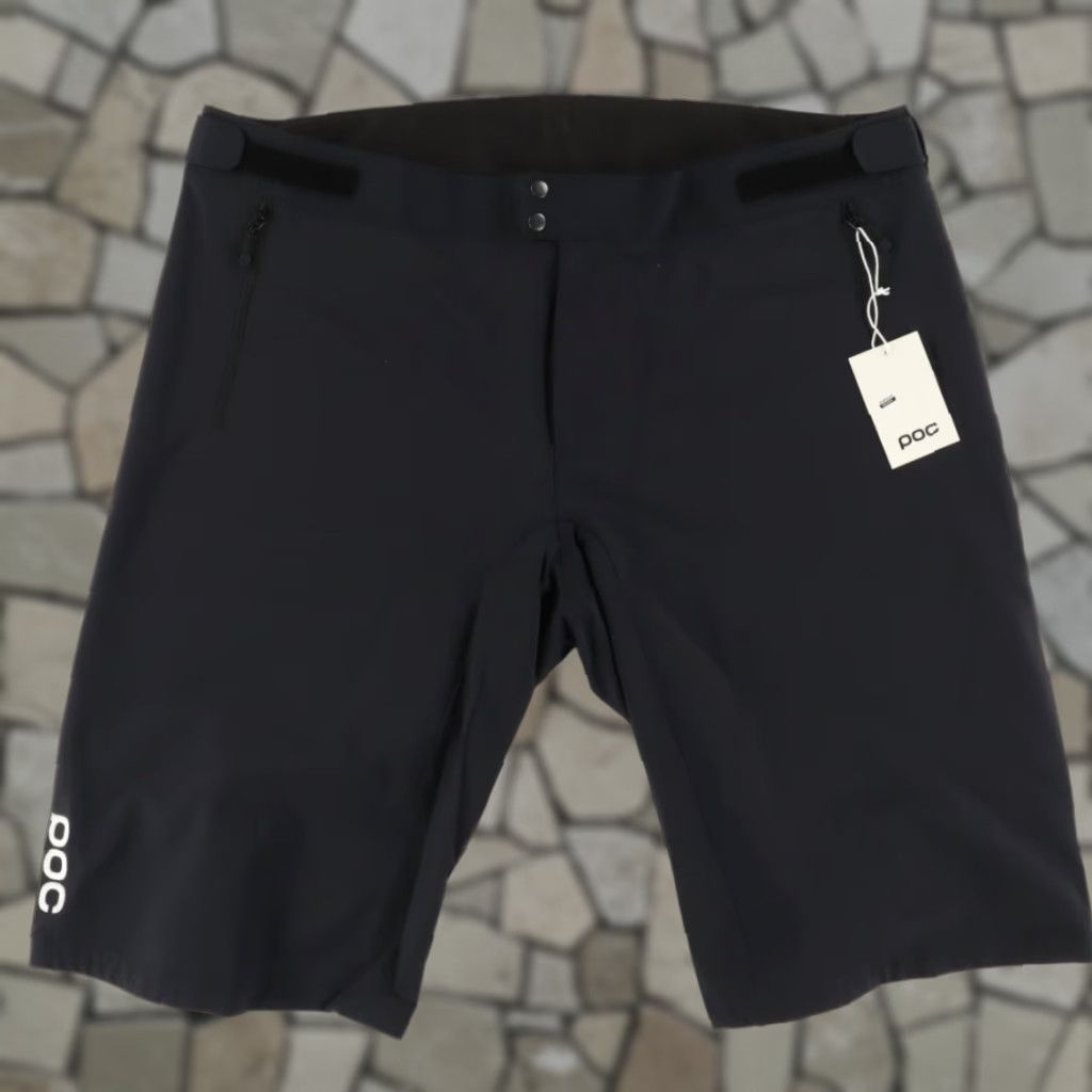 Vintage POC Stretch MTB Resistance Enduro Light Nylon Microfiber Athletic Shorts Black Men's 2XL Size US 39 - 1 Thumbnail