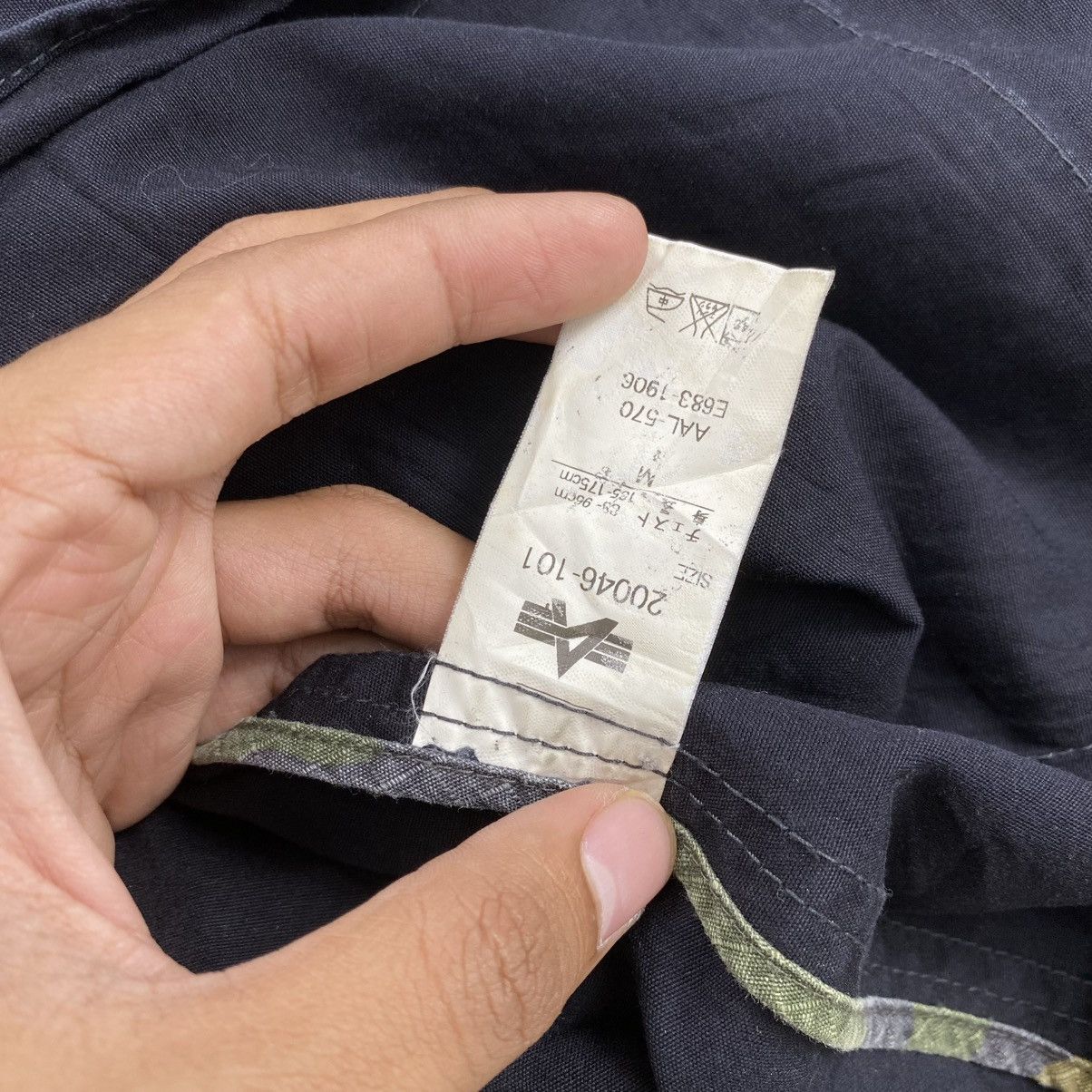 Alpha Industries 1990s Vintage Alpha Industries M-65 Military Field Jacket Size US M / EU 48-50 / 2 - 13 Thumbnail