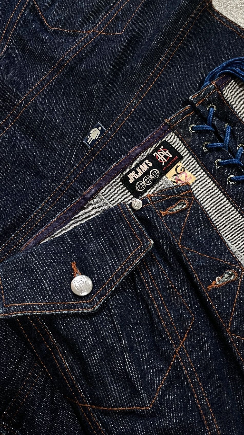 Jean Paul Gaultier Y2K 90s Jean Paul Gaultier Bustier JPG Jeans Tube Top Denim Size M / US 6-8 / IT 42-44 - 6 Thumbnail