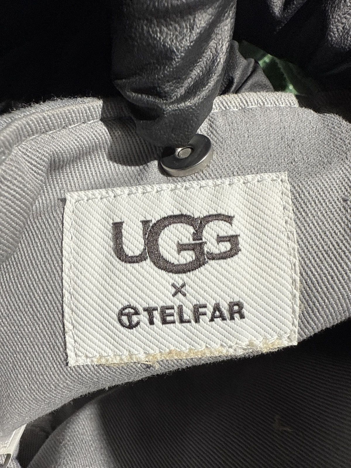 Telfar × Ugg UGG TELFAR Small Fleece Shopper Heather Grey Size ONE SIZE - 7 Thumbnail