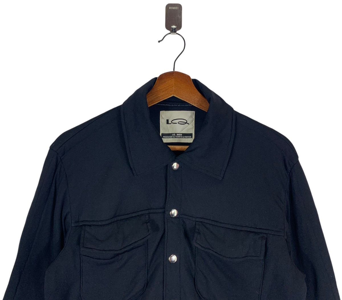 Yohji Yamamoto VINTAGE LQ YOHJI YAMAMOTO SNAP BUTTON JACKET Size US M / EU 48-50 / 2 - 5 Thumbnail