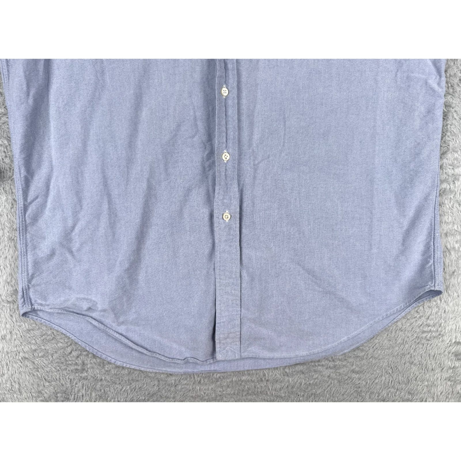 Polo Ralph Lauren VINTAGE Polo Ralph Lauren Shirt Adult 16.5 Blue Yarmouth Cotton Button-Up 34 Casual Workwear Men Mens Size US L / EU 52-54 / 3 - 5 Thumbnail