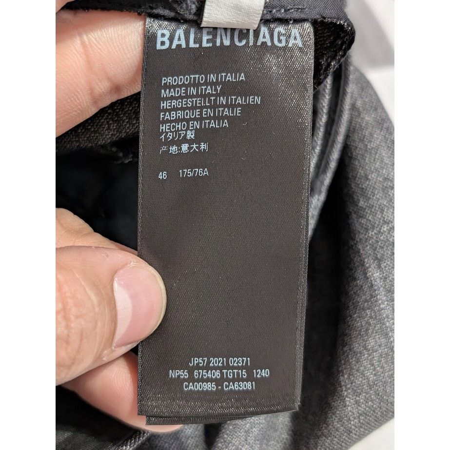 Balenciaga o1rshd1 Super Prince Of Wales Classic Pants in Grey Size US 30 / EU 46 - 17 Thumbnail