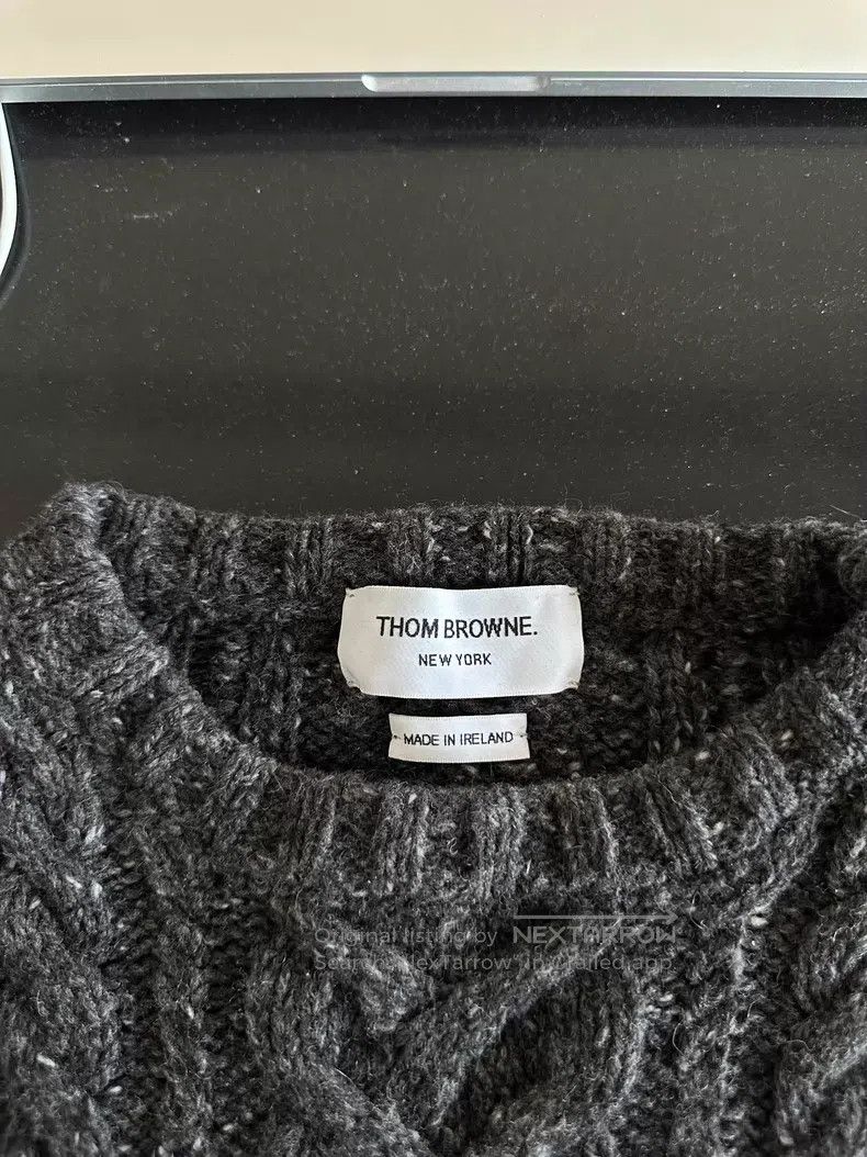 Thom Browne Thom Browne Black gray sweater Size US XL / EU 56 / 4 - 3 Thumbnail