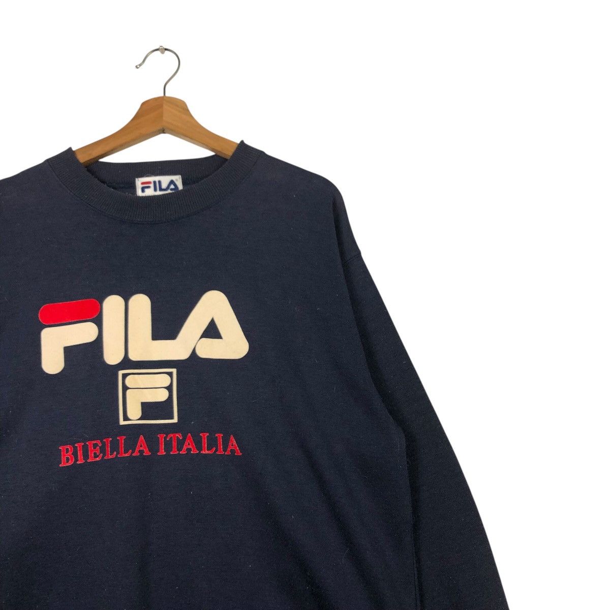 Fila × Japanese Brand 📌Vintage Sweatshirt Fila Big Logo Spell Out Design Size US M / EU 48-50 / 2 - 7 Thumbnail